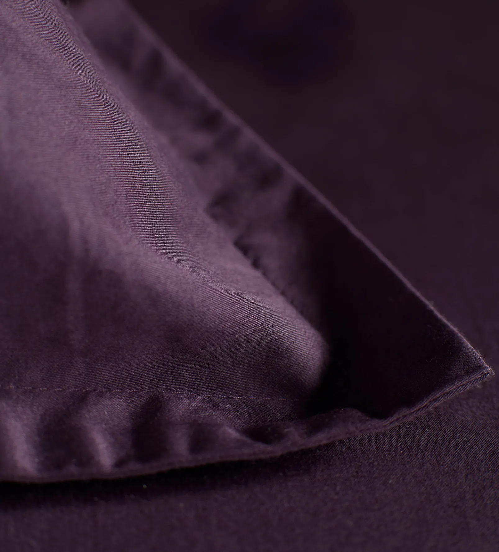 Aubergine Super Soft 100% Cotton Duvet Cover