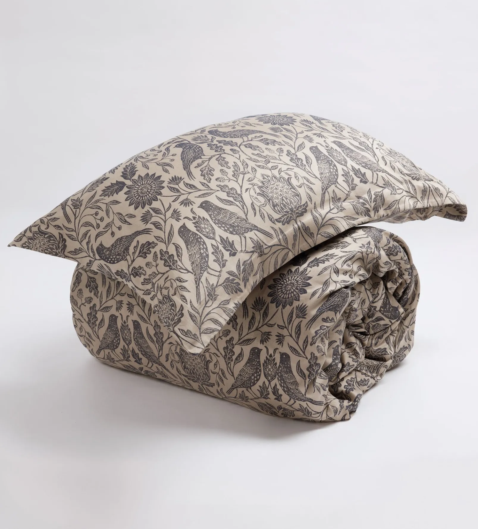 Birdie Jacquard 100% Cotton Pillowcase