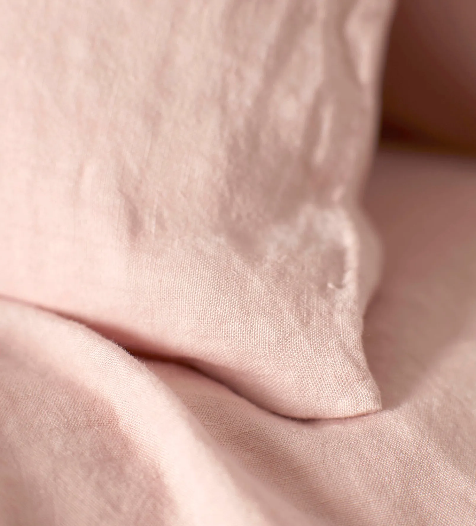 Blush Pink 100% Linen Duvet Cover