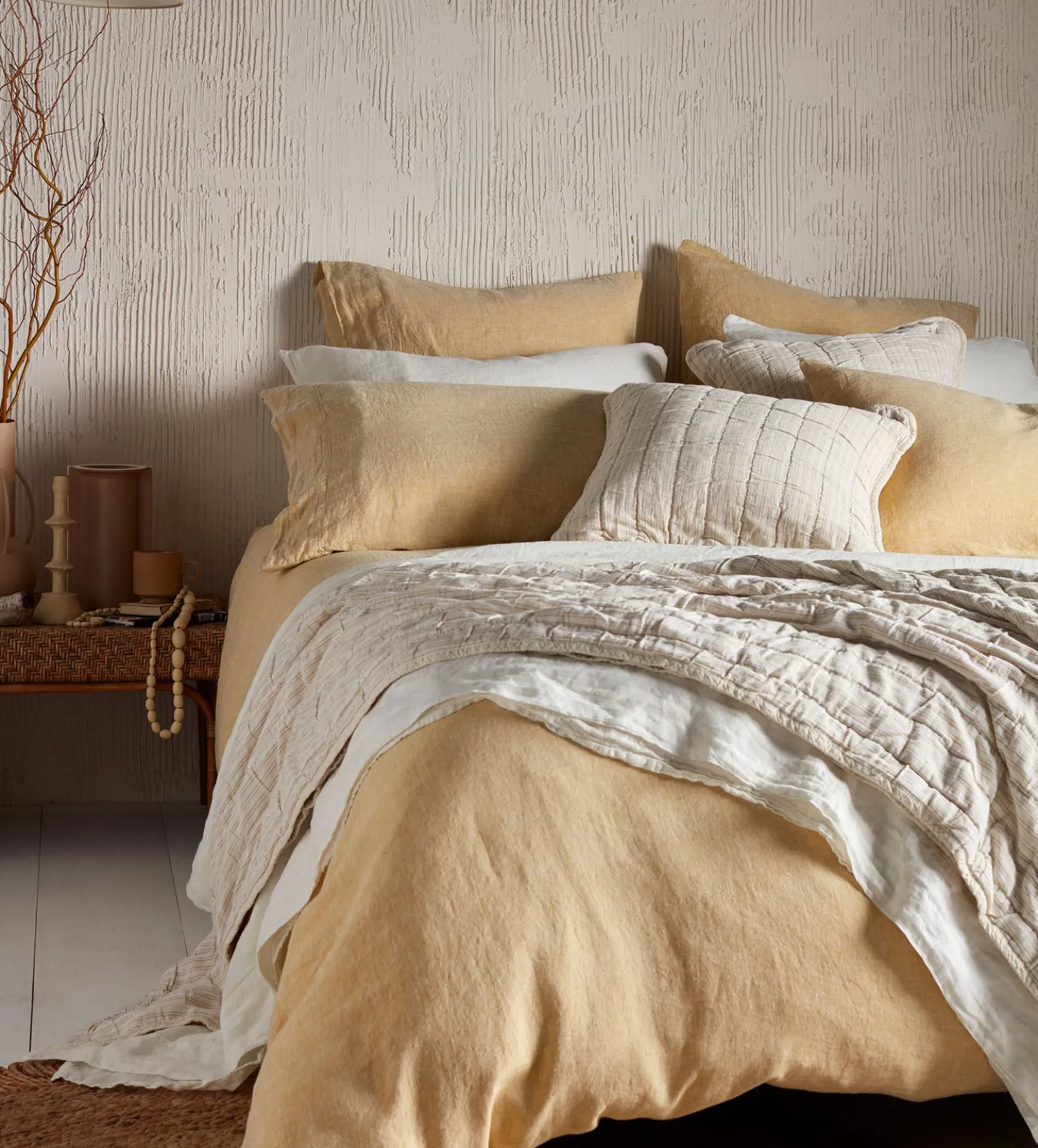 Buttercup 100% Linen Duvet Cover