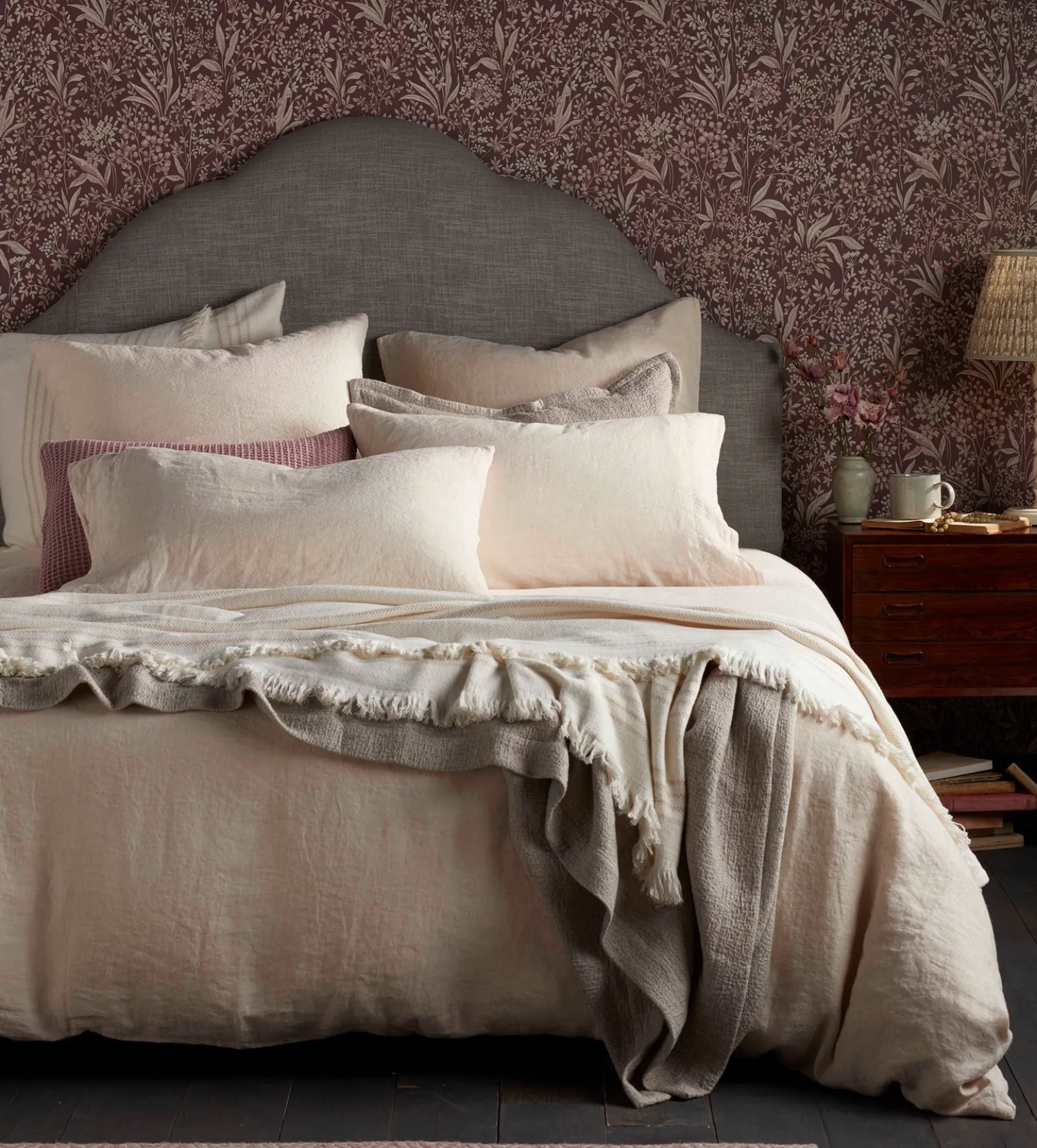 Café au Lay 100% Linen Fitted Sheet