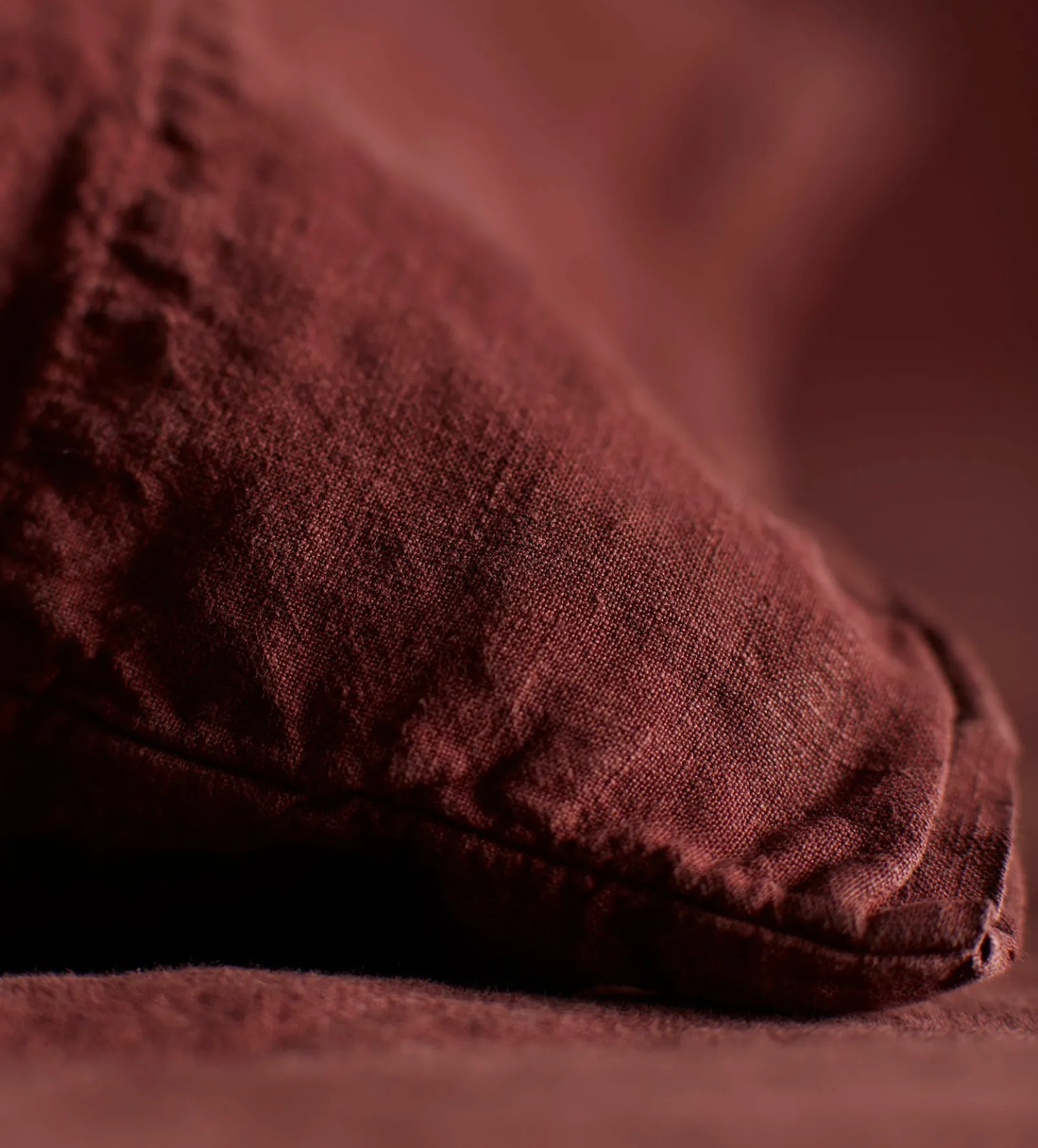 Conker 100% Linen Duvet Cover