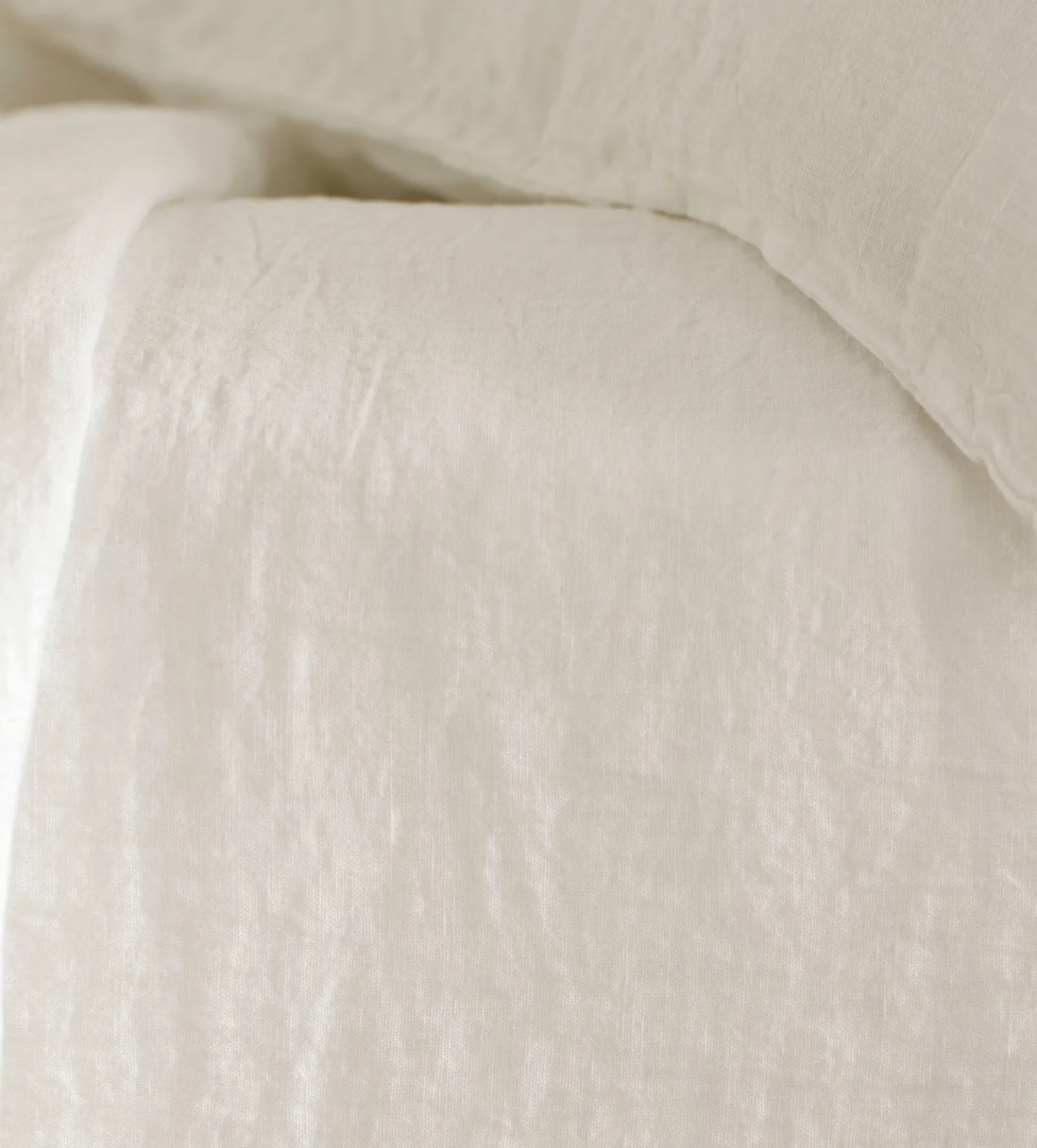 Cream 100% Linen Fitted Sheet