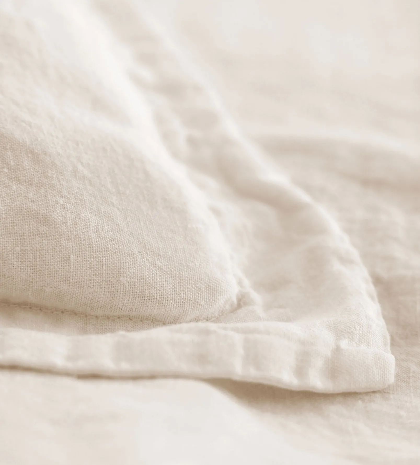 Cream 100% Linen Oxford Pillowcase