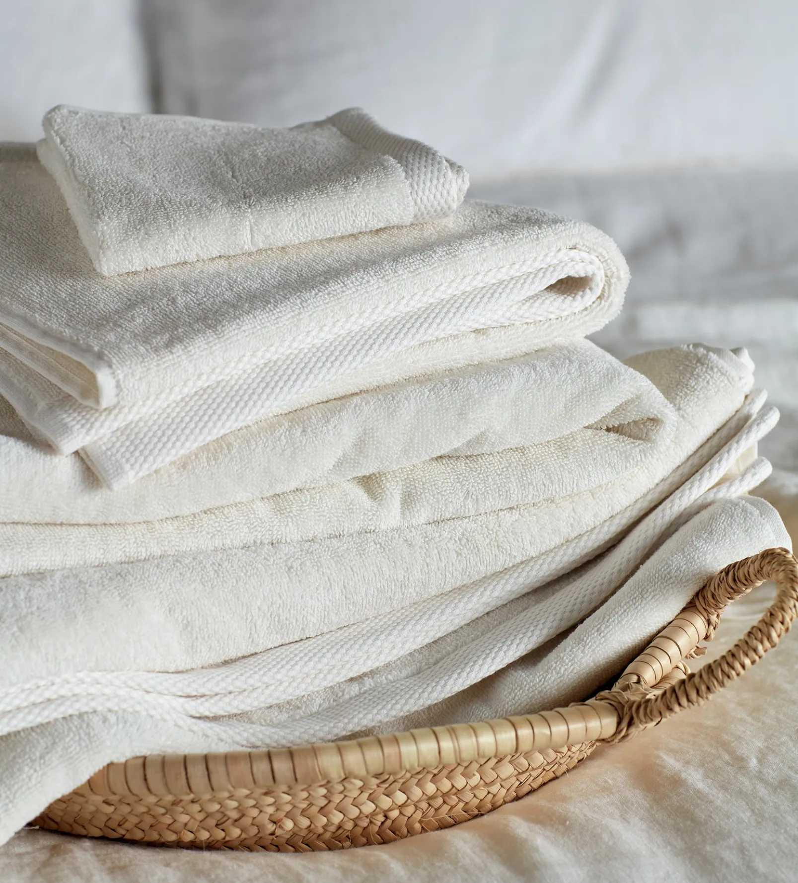 Cream Luxury Organic 100% Cotton Towels