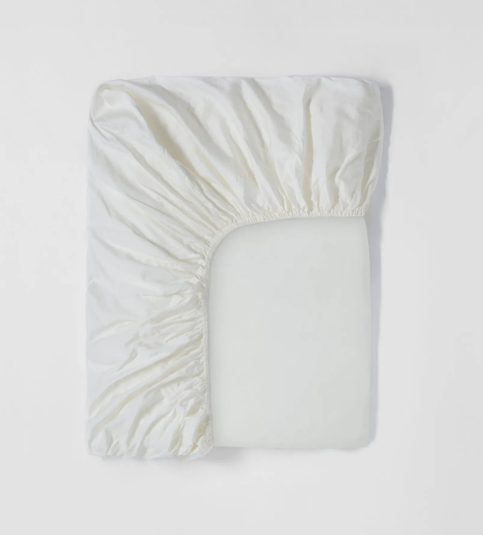 Cream Super Soft 100% Cotton Fitted Sheet