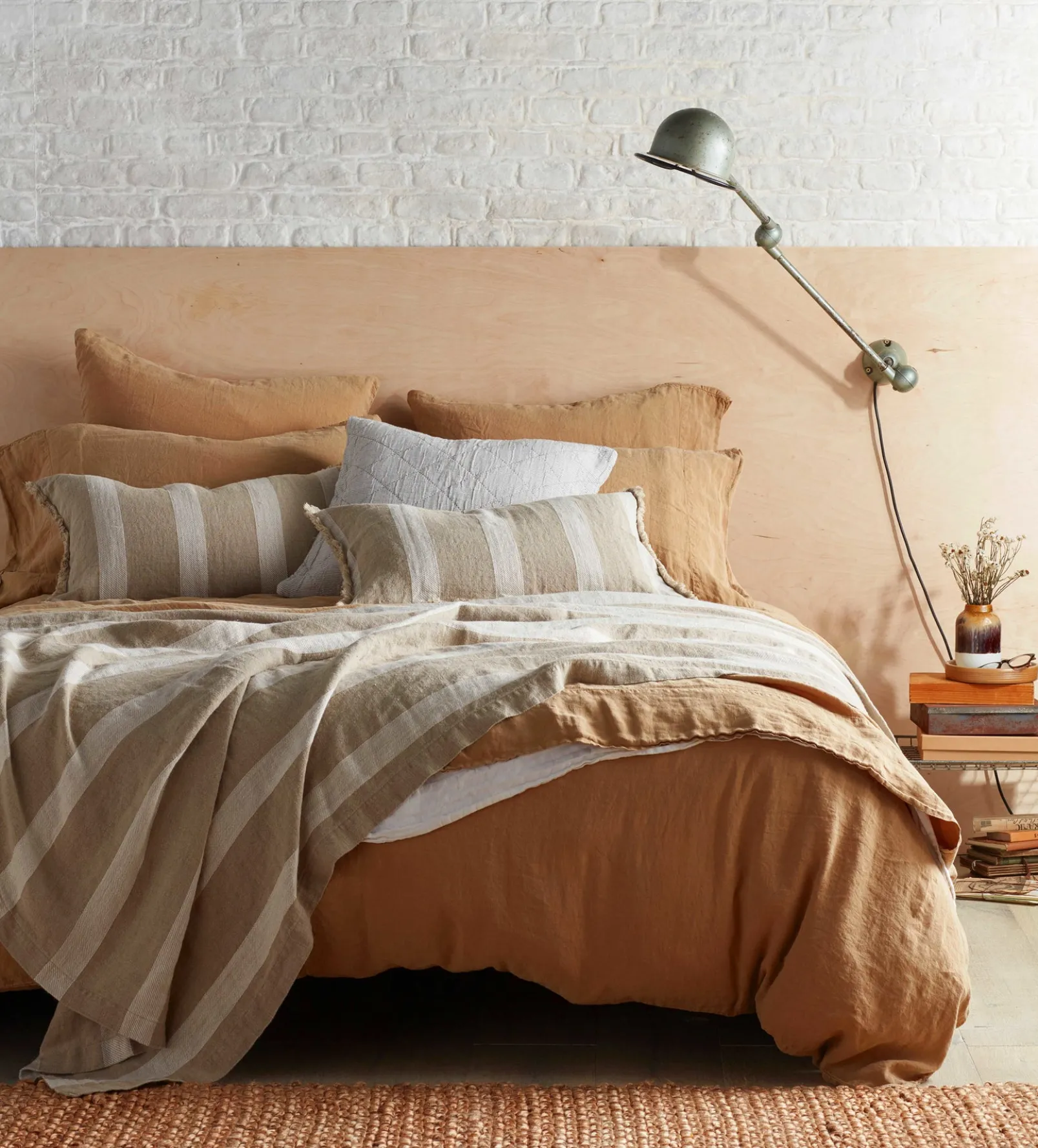Cumin 100% Linen Duvet Cover