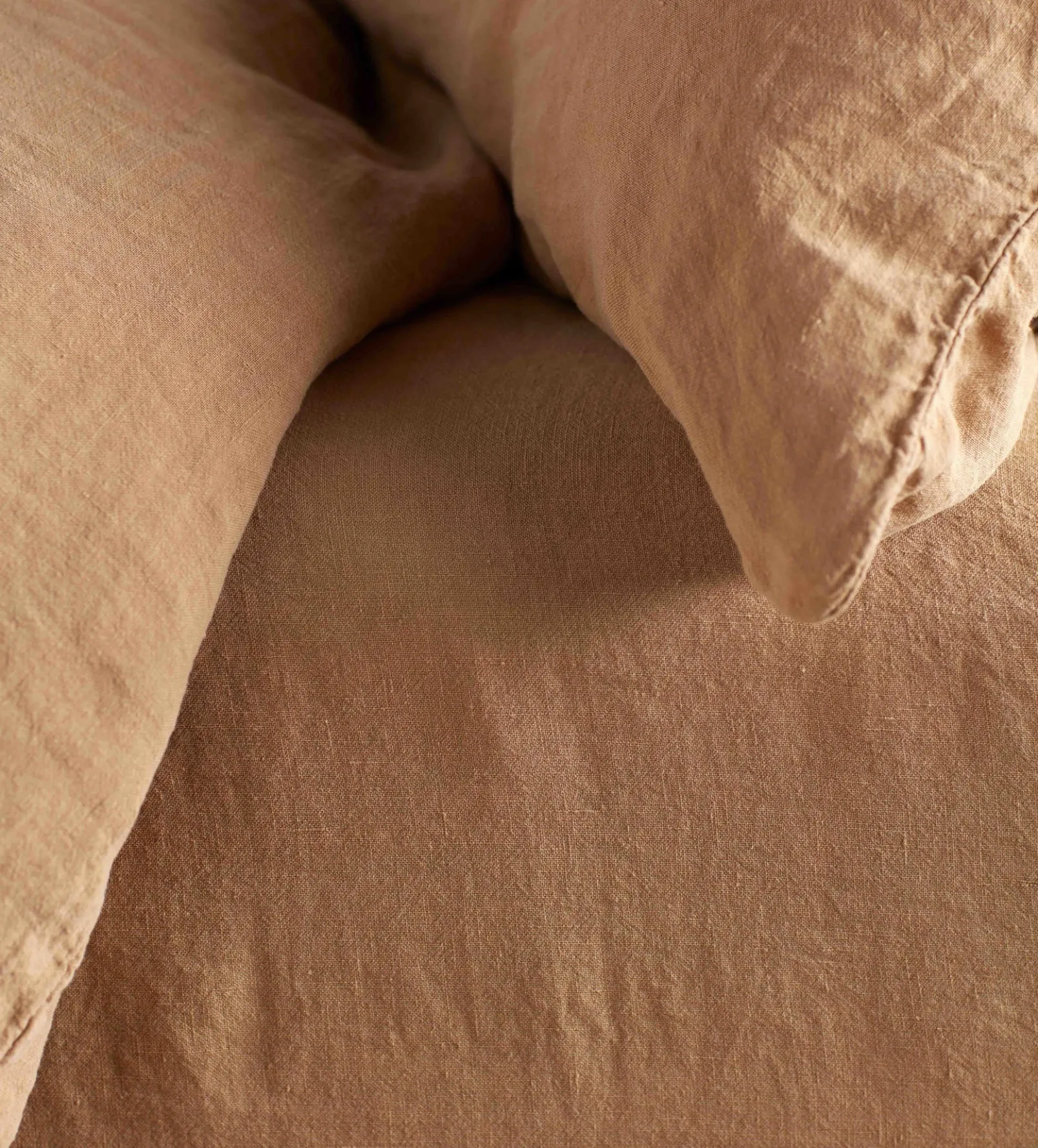 Cumin 100% Linen Fitted Sheet