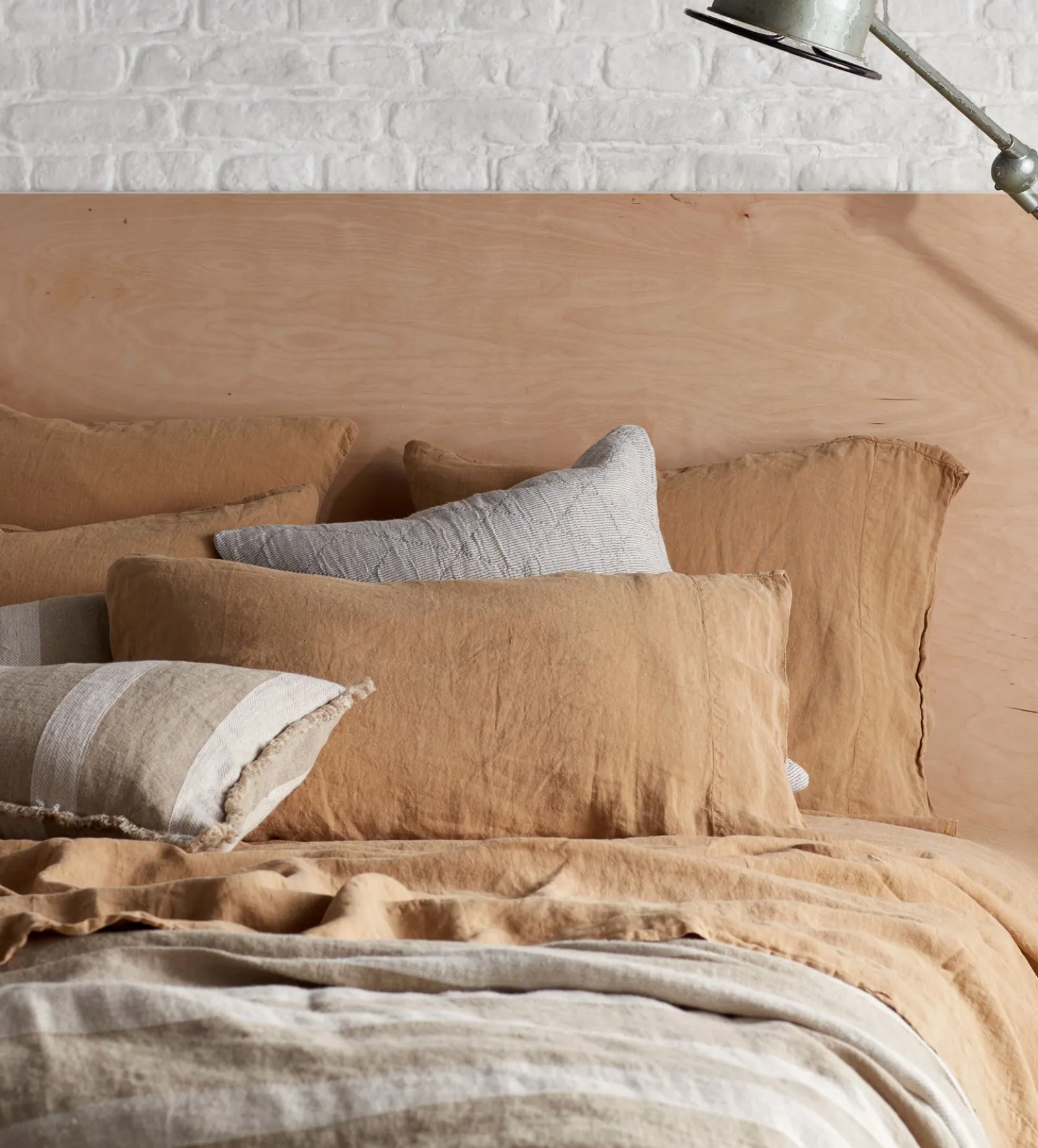 Cumin 100% Linen Housewife Pillowcase