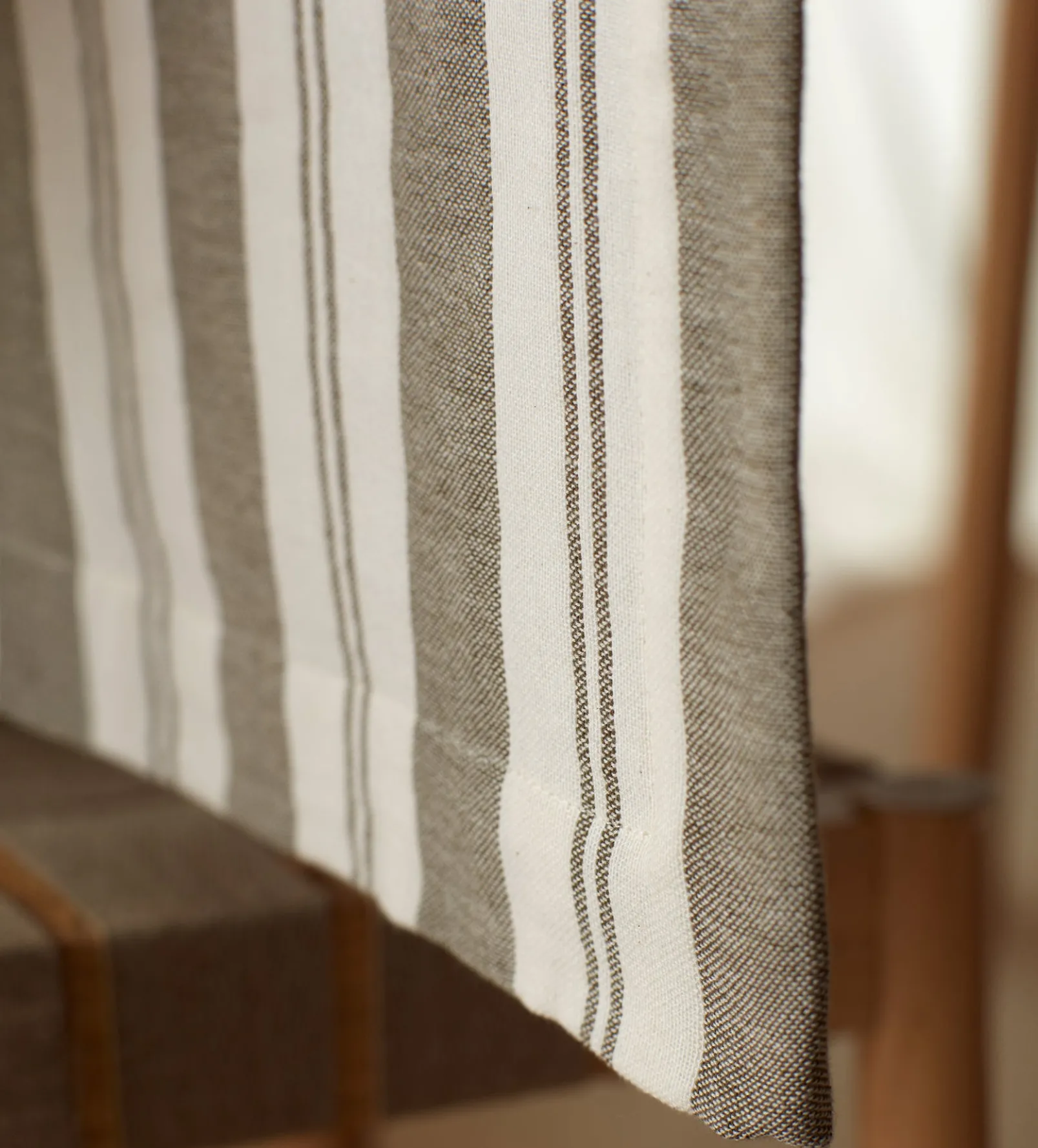 Dark Olive Isaac 100% Cotton Table Runner