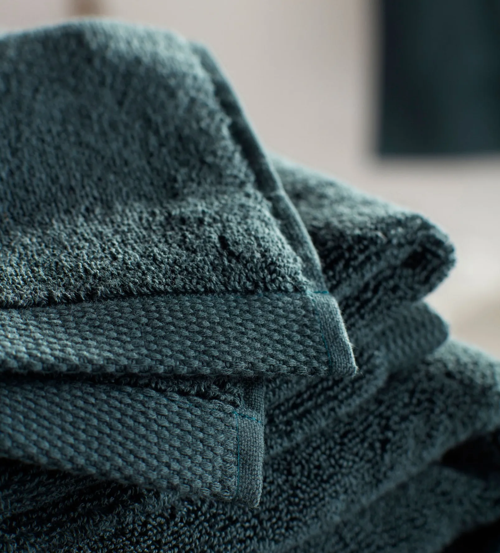 Darkest Spruce Luxury Organic 100% Cotton Towels