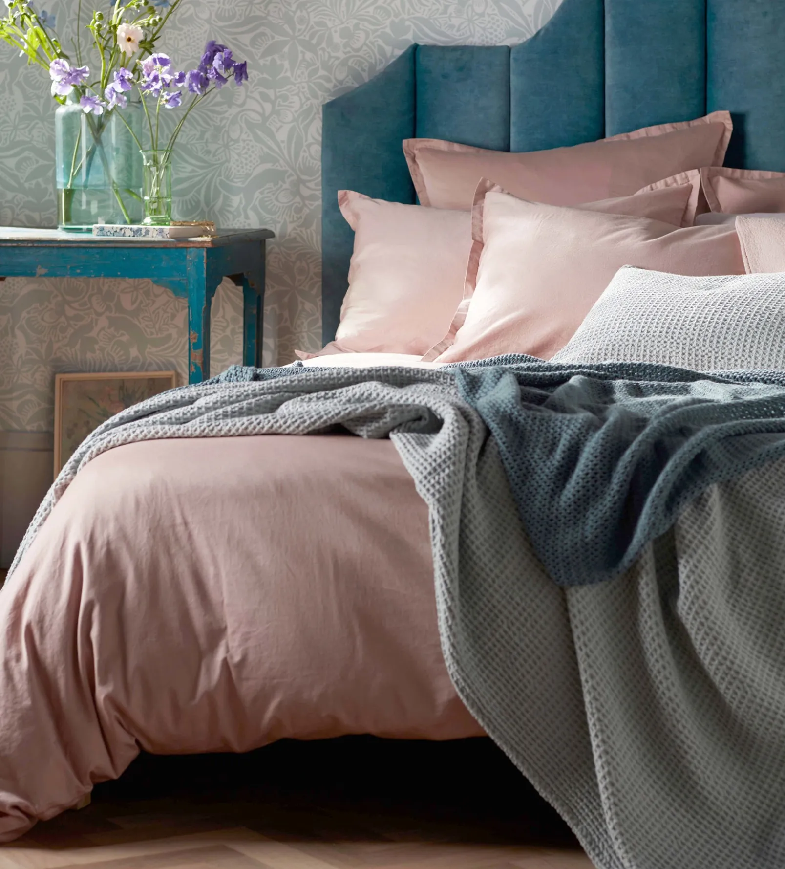 Dusty Pink Super Soft 100% Cotton Duvet Cover