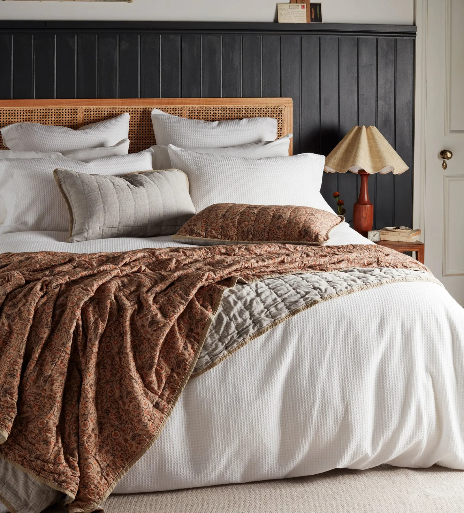 Ellie 100% Cotton Quilted Throw