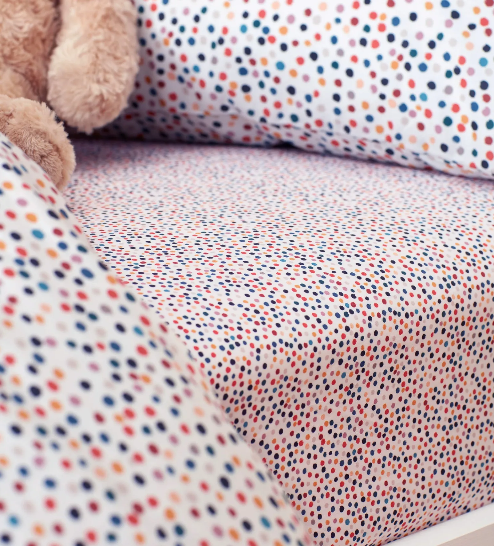 Frankie 100% Organic Cotton Single Fitted Sheet