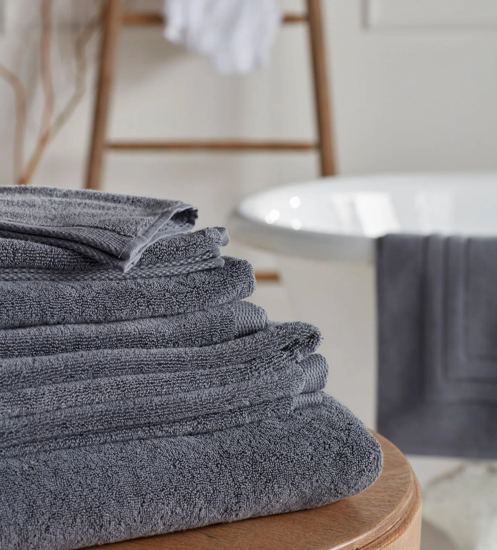 French Blue Luxury Organic 100% Cotton Towels