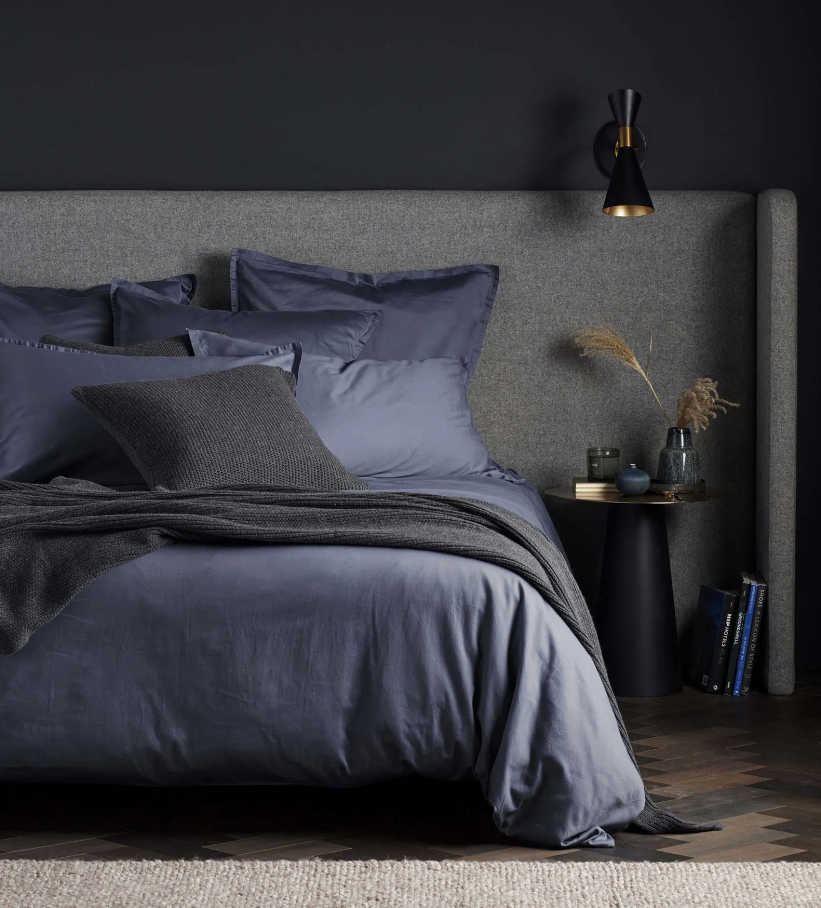 French Blue Super Soft 100% Cotton Duvet Cover