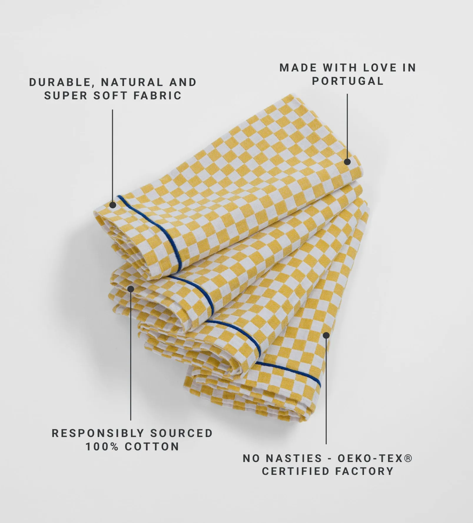 Glassette Cecilia 100% Cotton Napkins