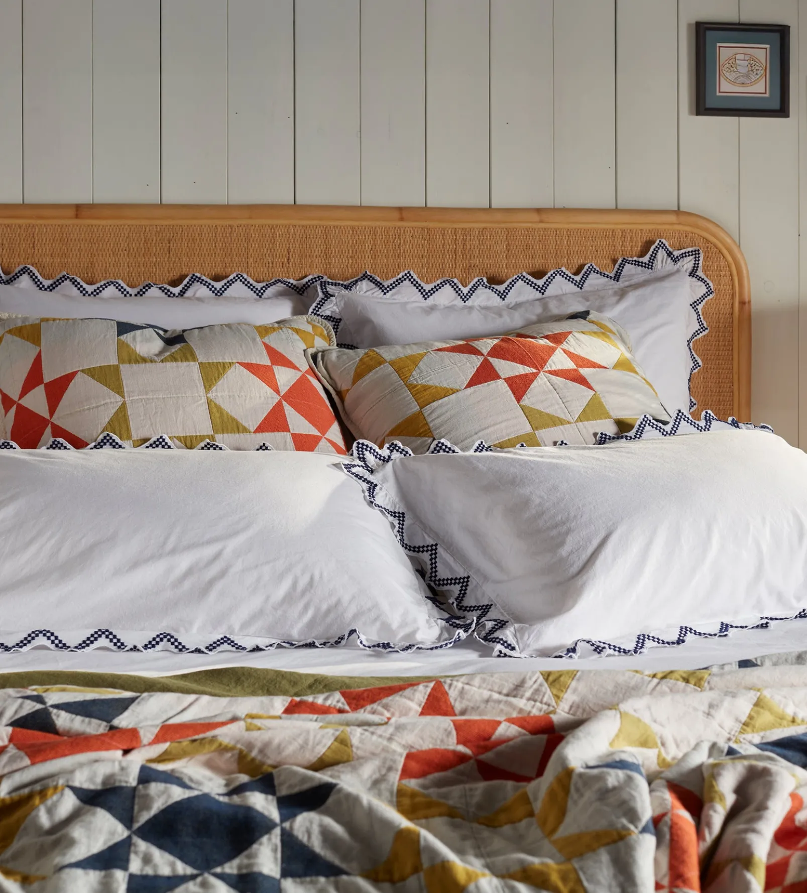 Glassette Stella Quilted 100% Cotton Bedspread