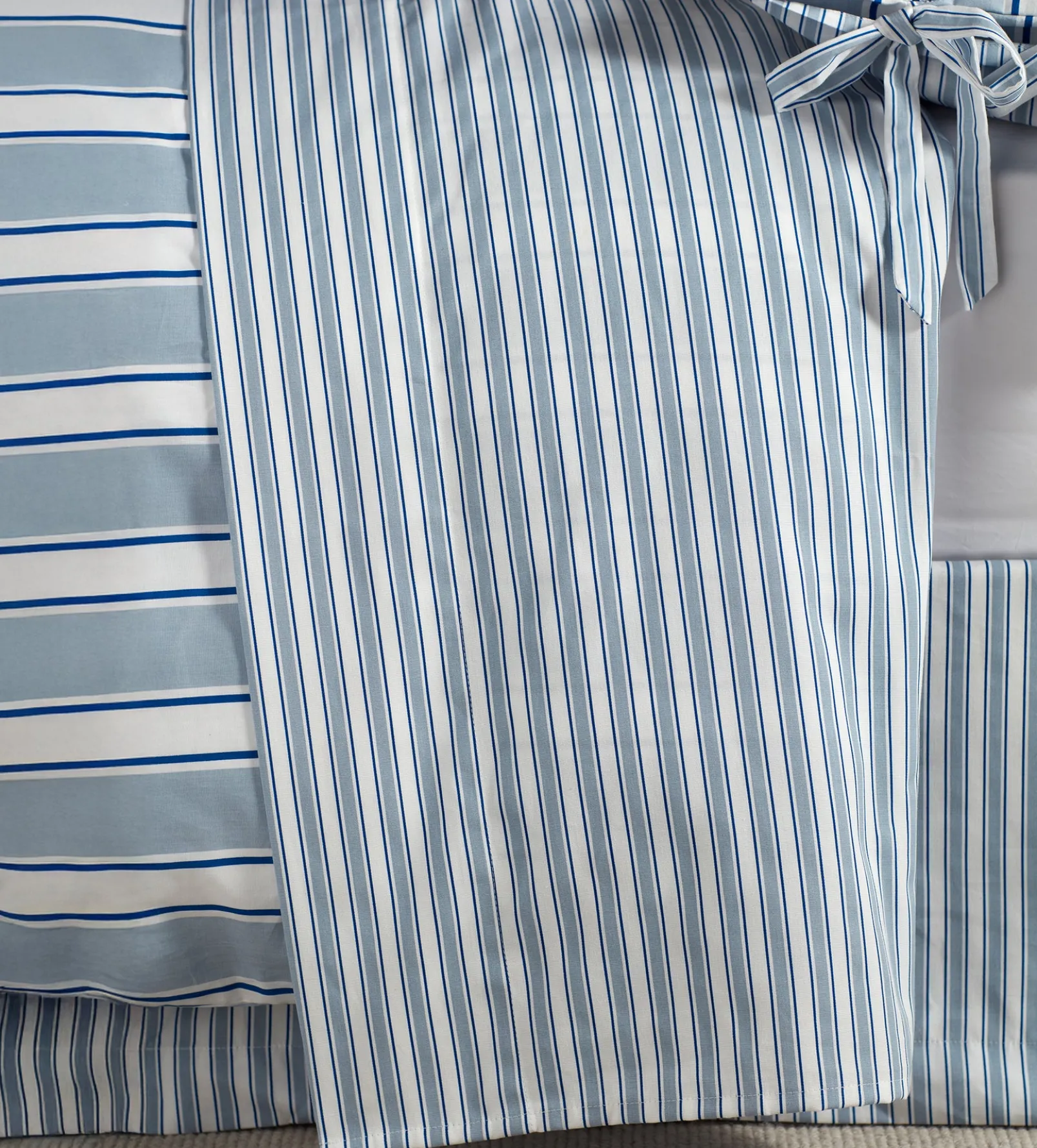 Glassette Teddy Stripe 100% Cotton Flat Sheet