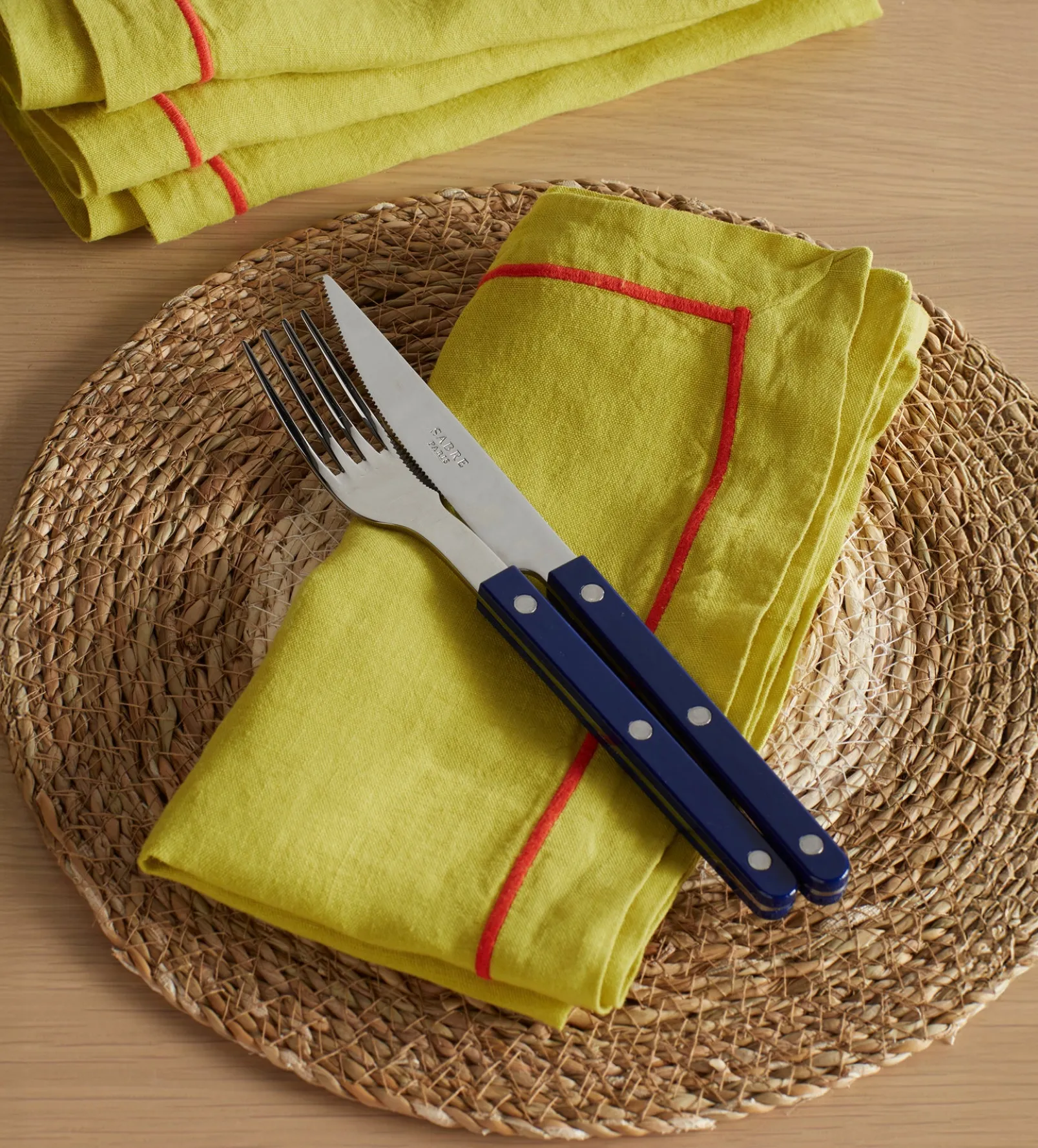 Glassette Vine 100% Linen Napkins