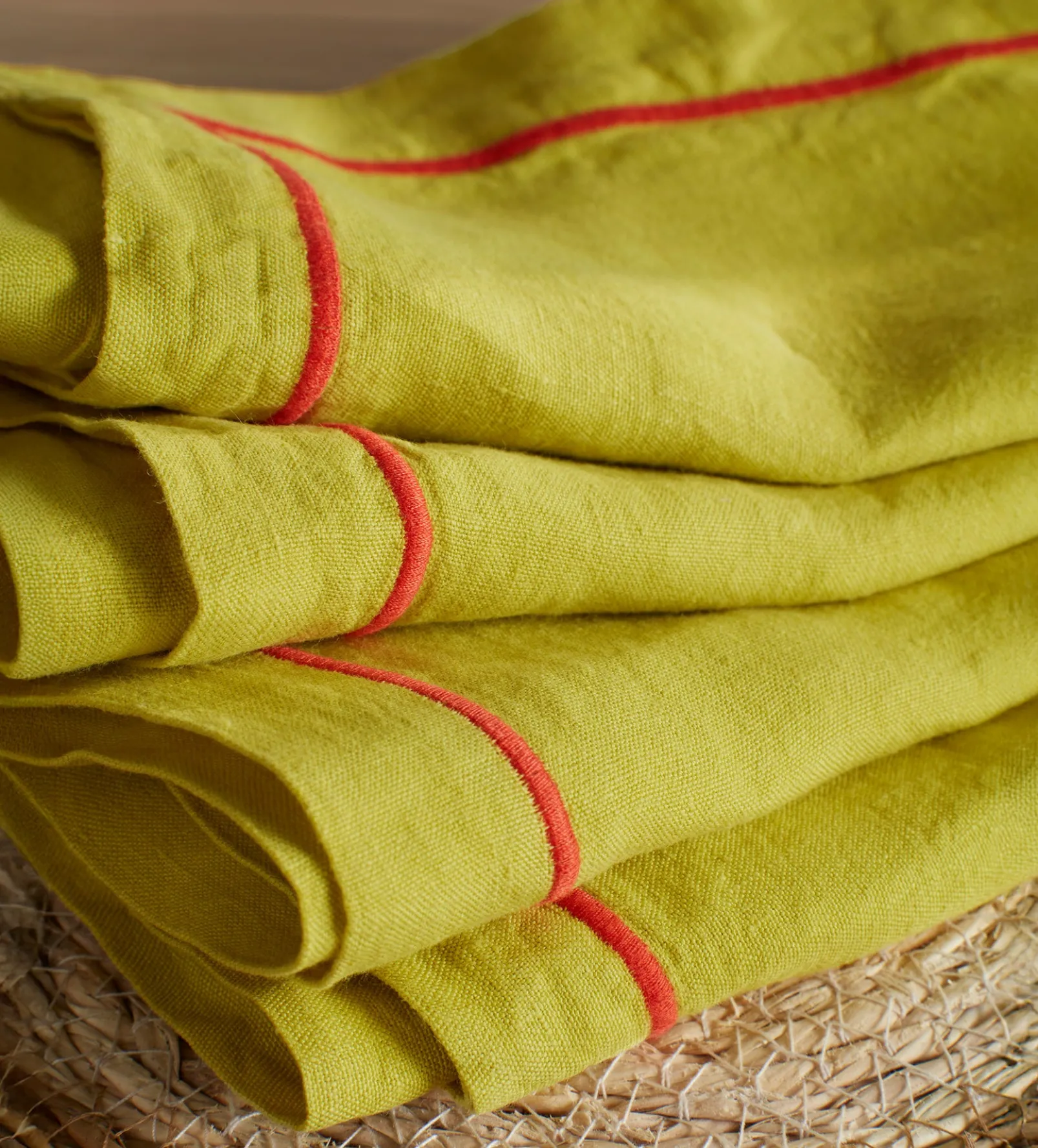 Glassette Vine 100% Linen Napkins