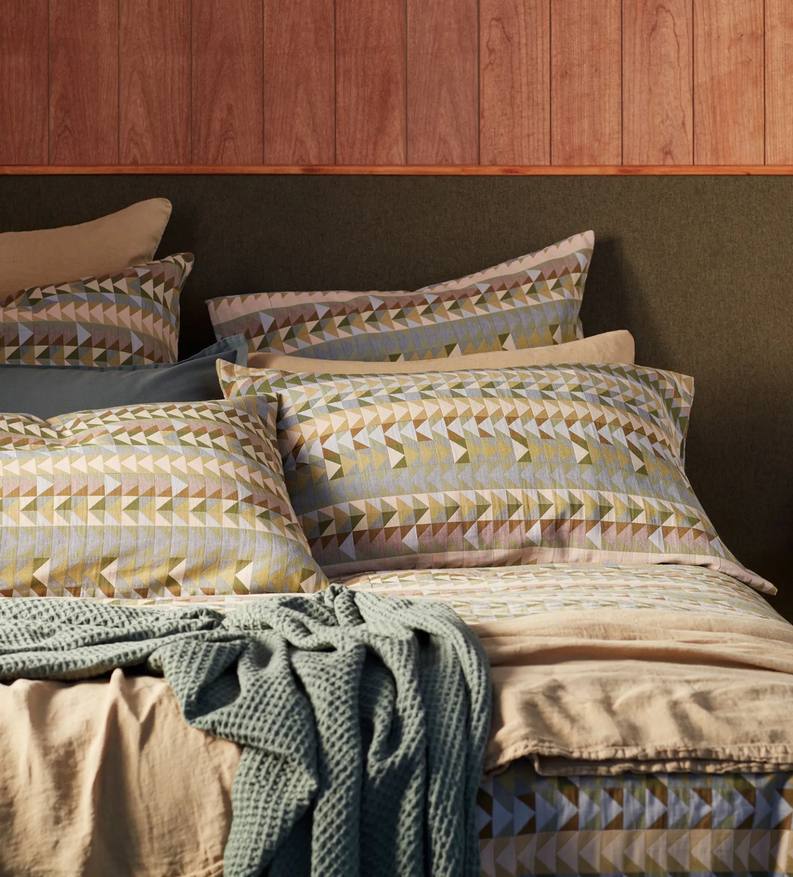 Green Jude 100% Cotton Duvet Cover