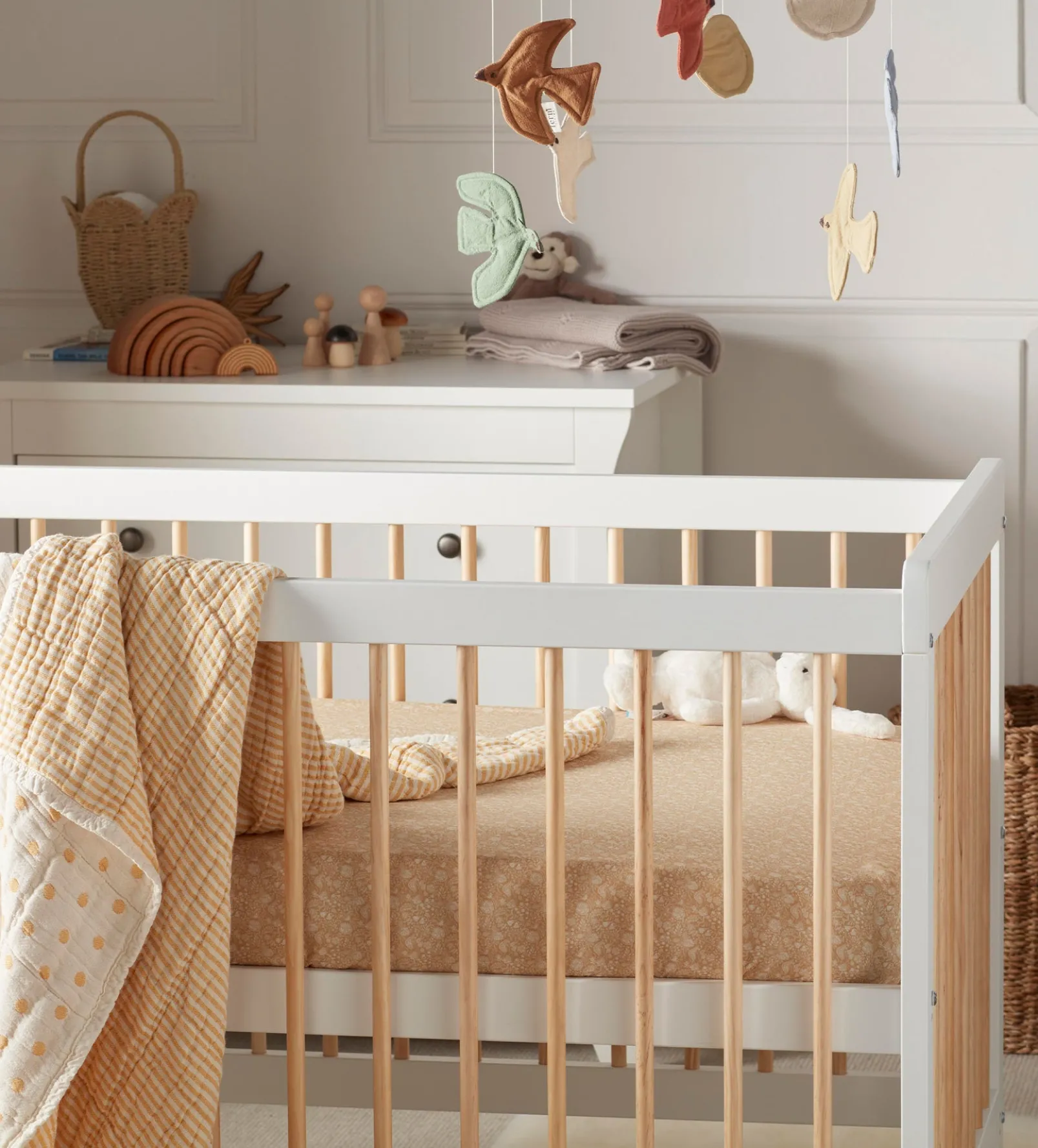 Honey Elle 100% Organic Cotton Duvet Cover Set