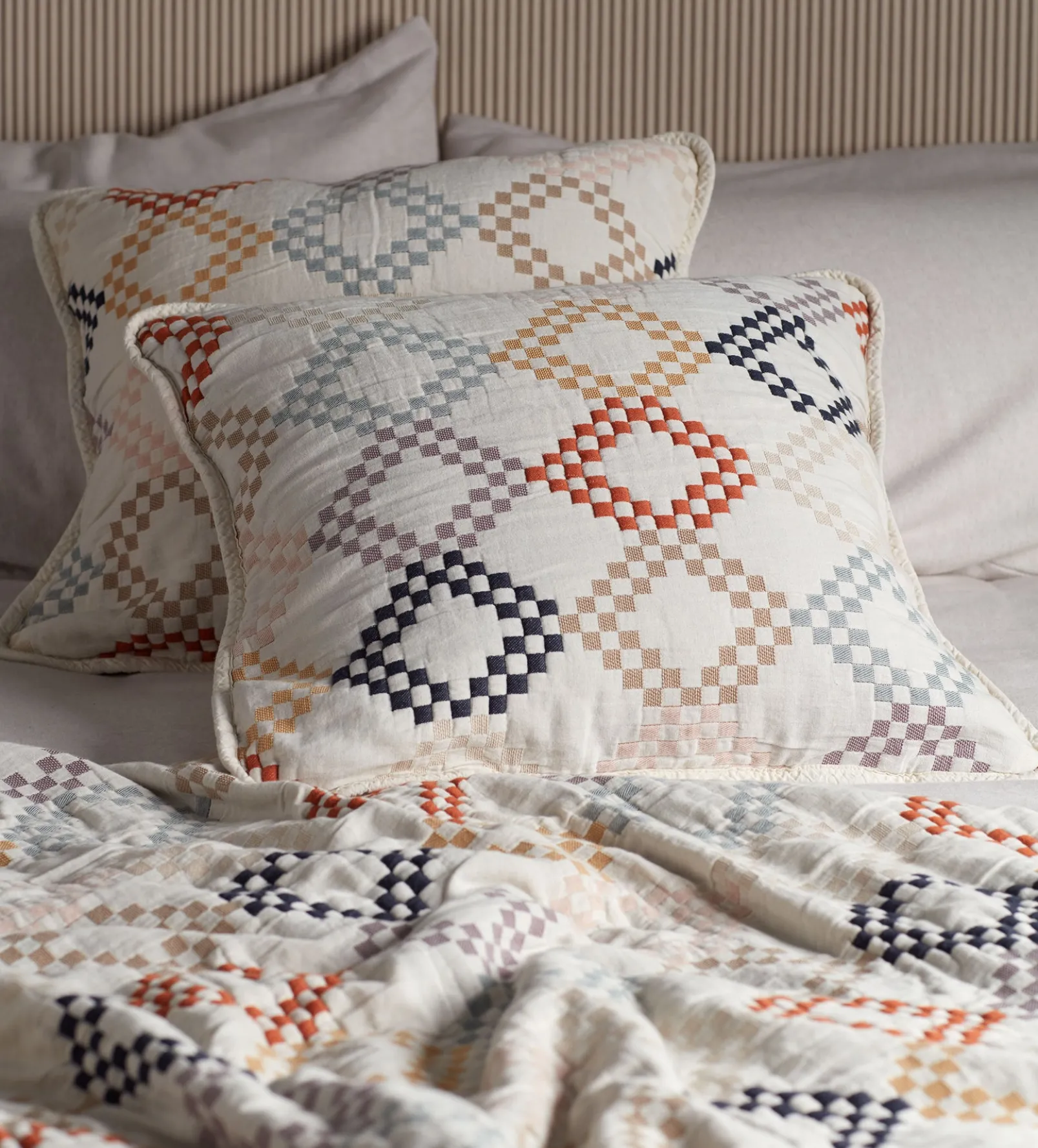 Jolene 100% Cotton Cushion Cover