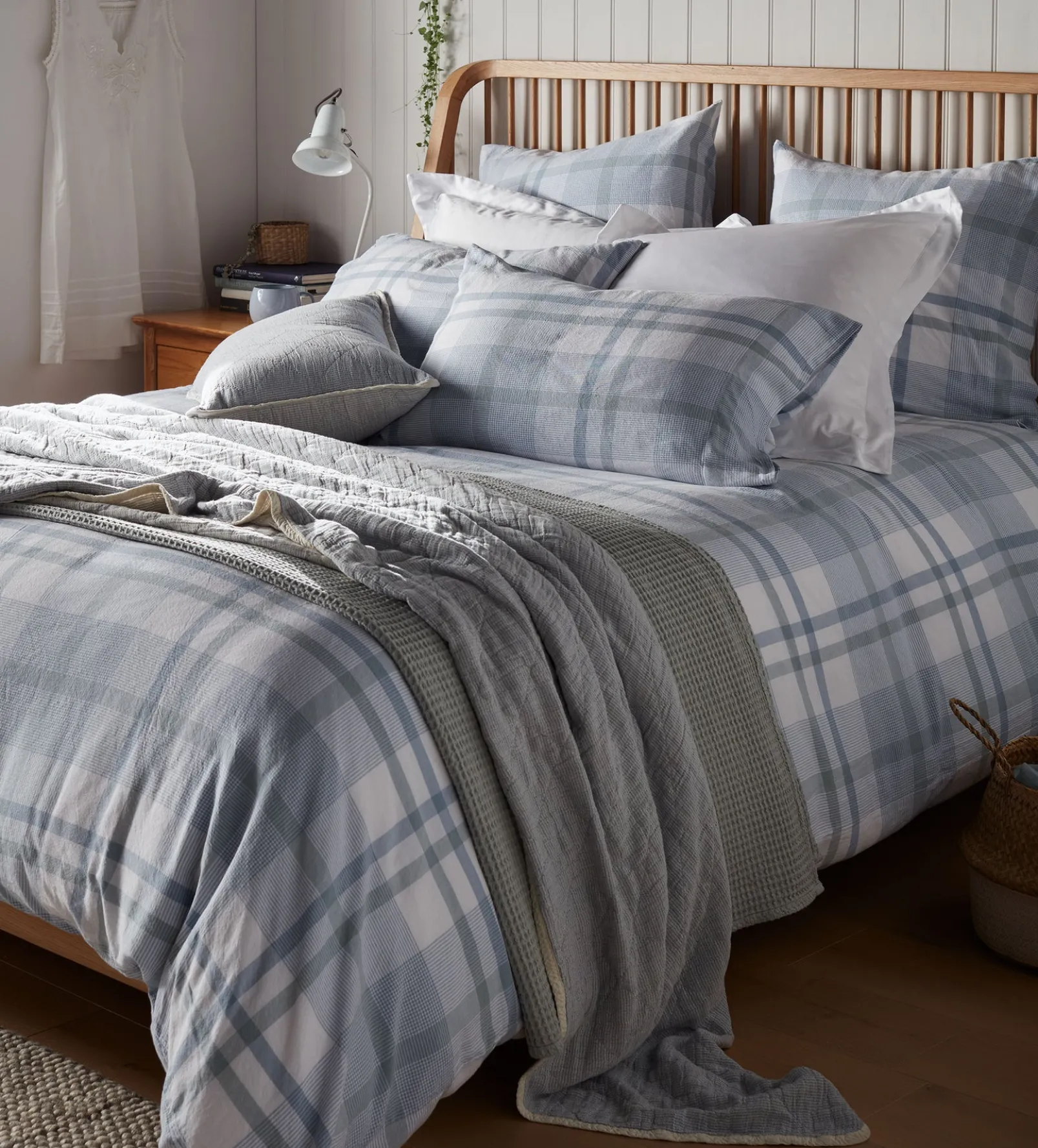 Lauren Check 100% Cotton Housewife Pillowcase