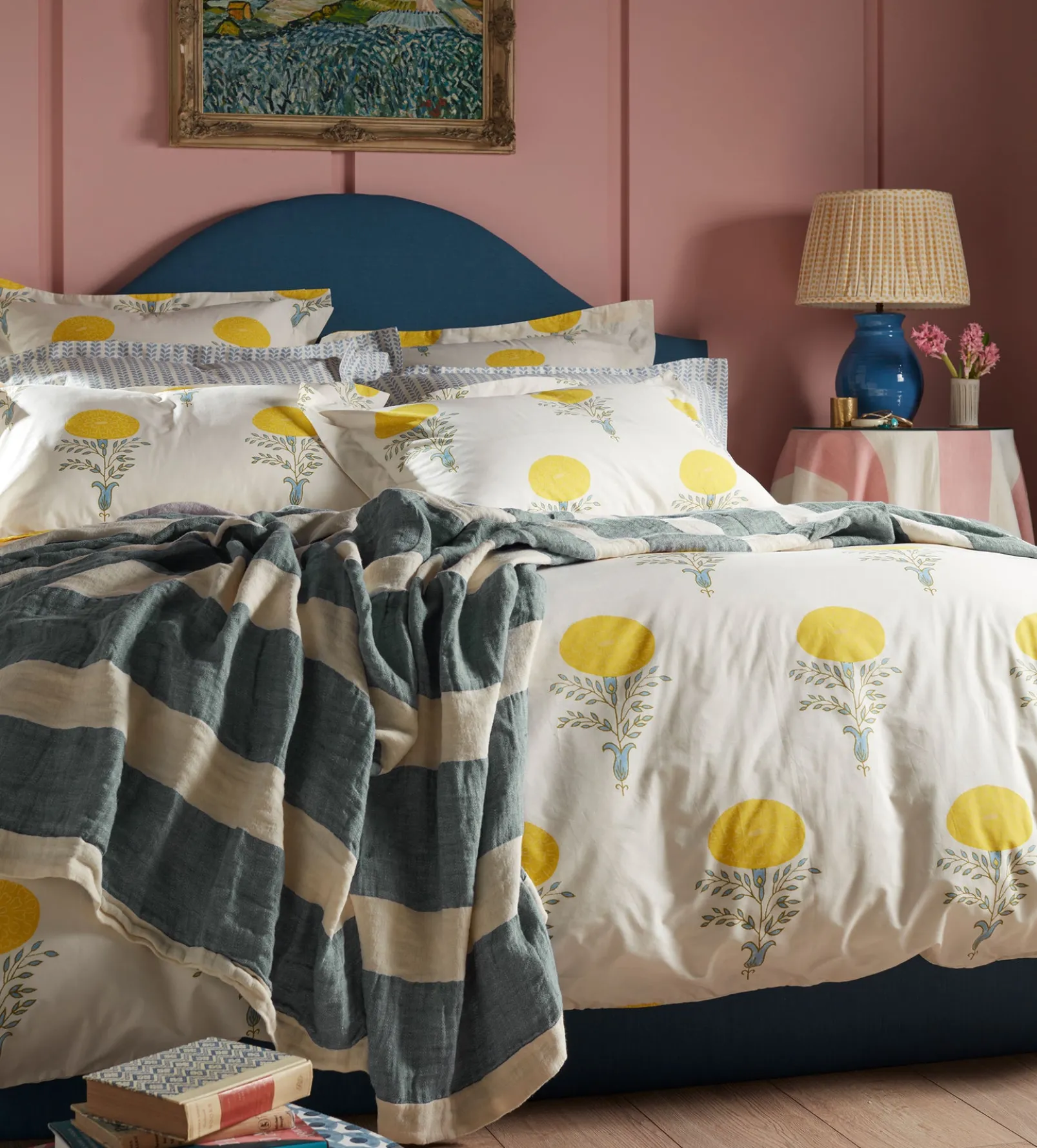 Molly Mahon Marigold 100% Cotton Duvet Cover