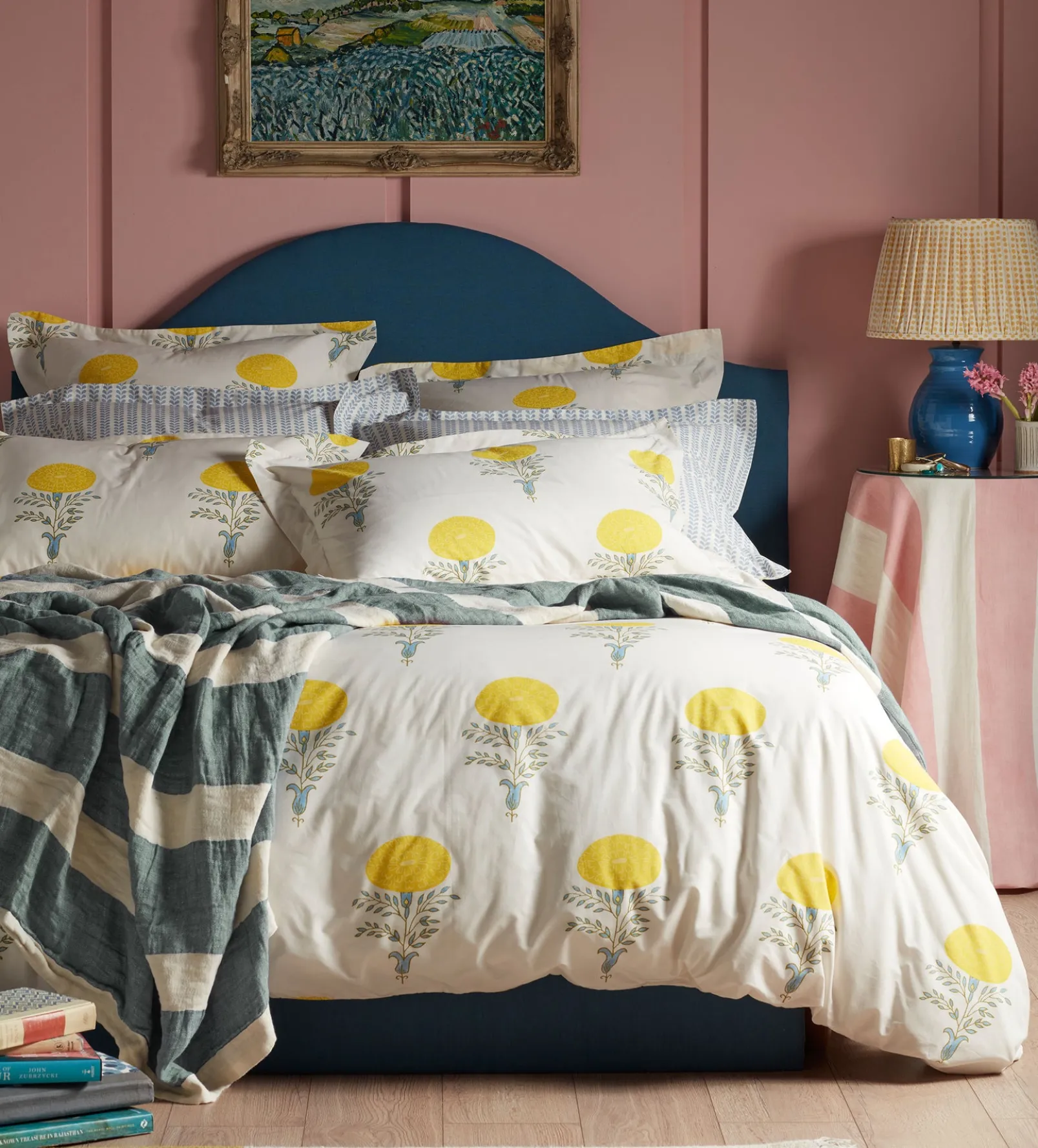 Molly Mahon Marigold 100% Cotton Oxford Pillowcase