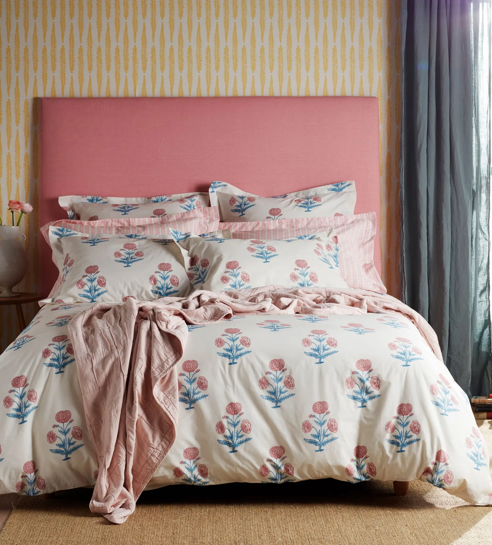 Molly Mahon Poppy 100% Cotton Duvet Cover