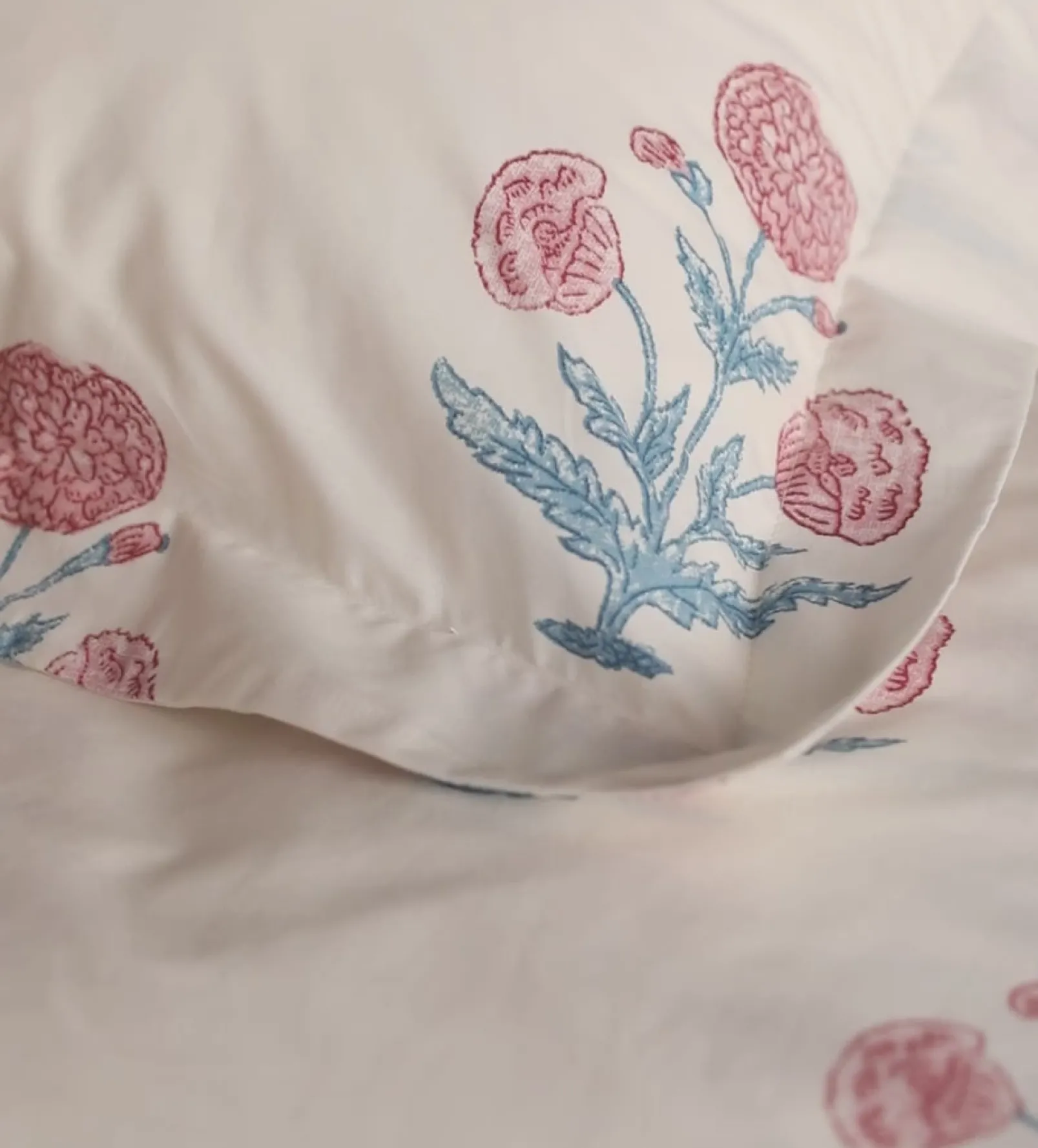 Molly Mahon Poppy 100% Cotton Duvet Cover