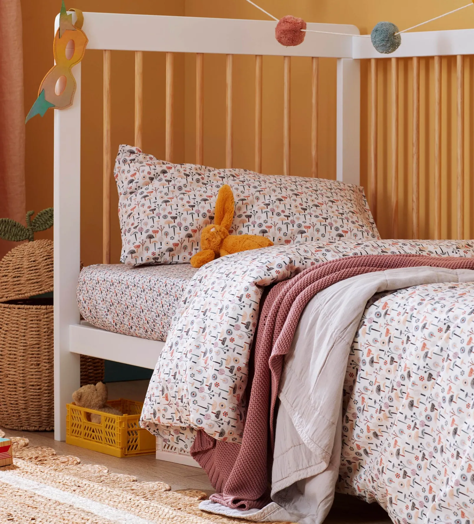 Molly Meadow 100% Organic Cotton Cot Bed Fitted Sheet