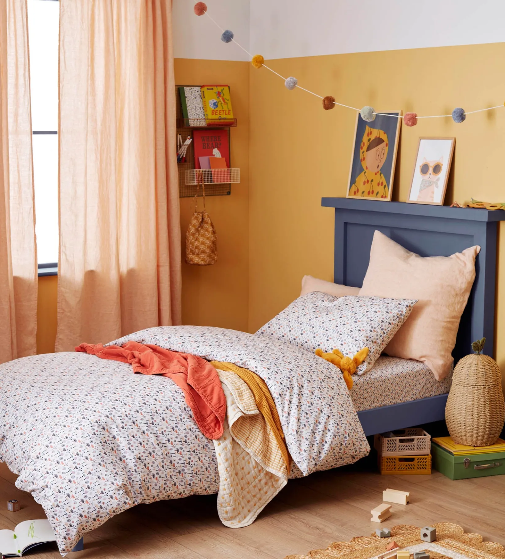 Molly Meadow 100% Organic Cotton Single Fitted Sheet