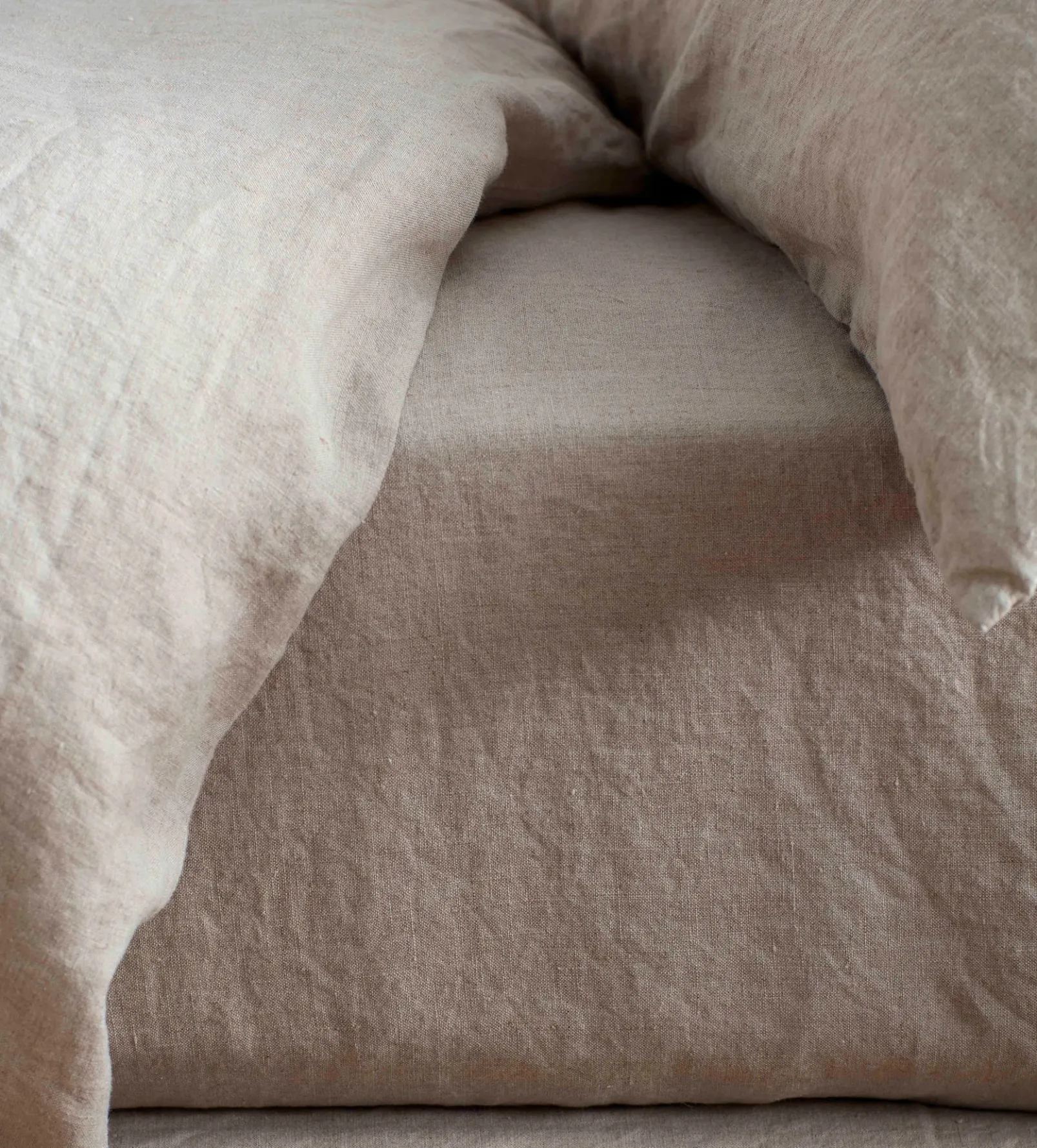 Natural 100% Linen Extra Deep Fitted Sheet - 40cm Depth