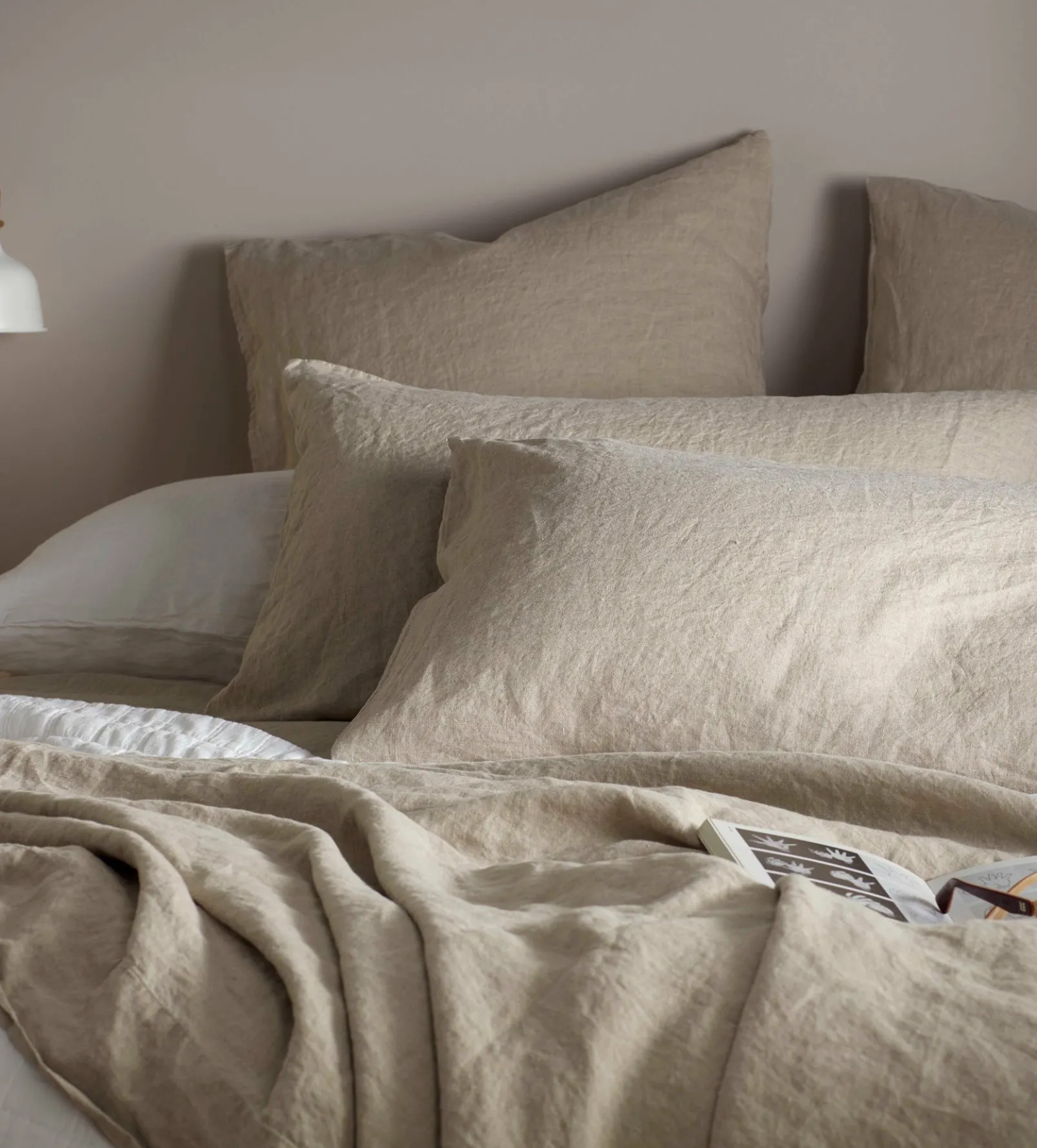 Natural 100% Linen Oxford Pillowcase
