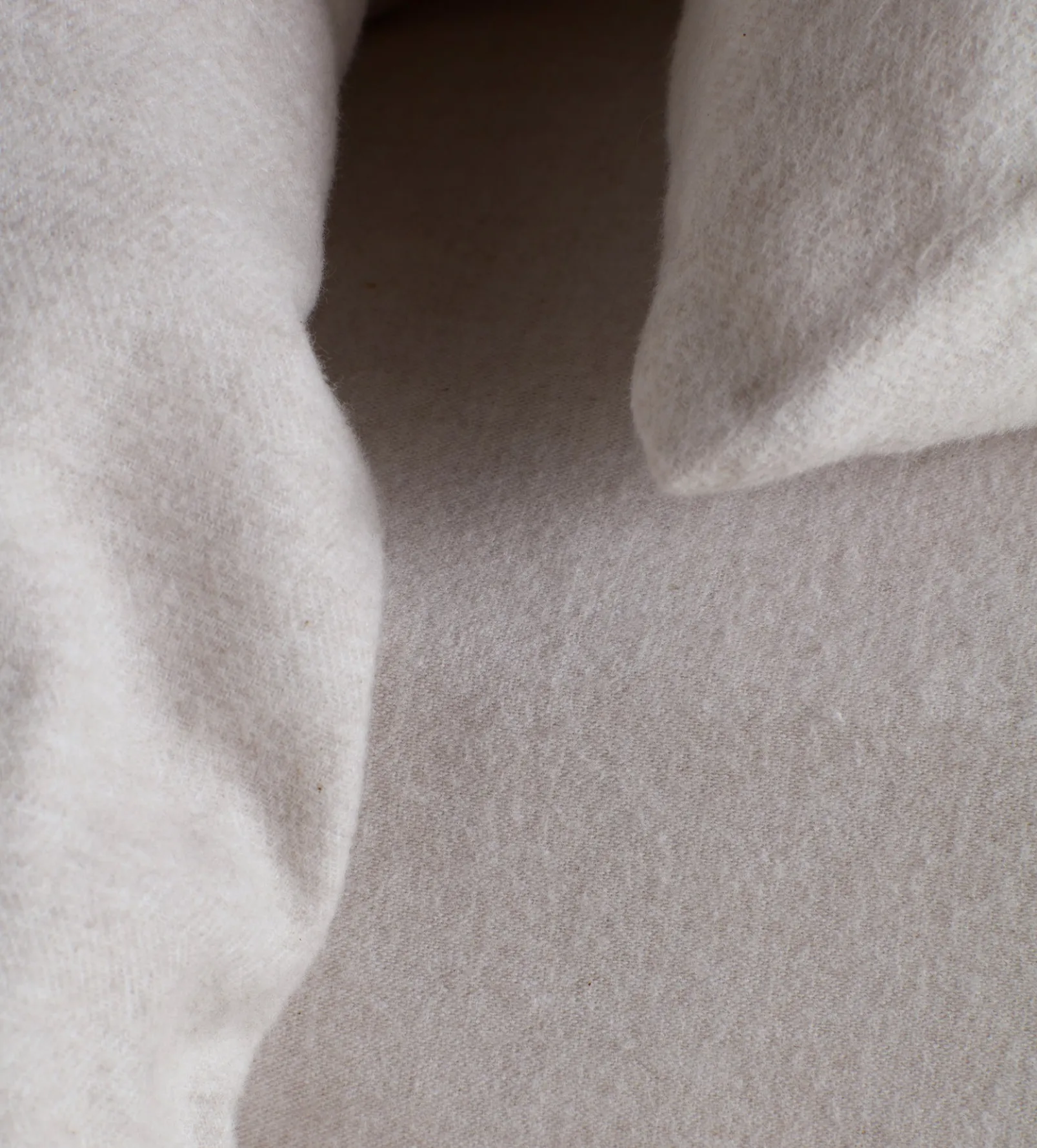 Natural Brushed 100% Cotton Fitted Sheet
