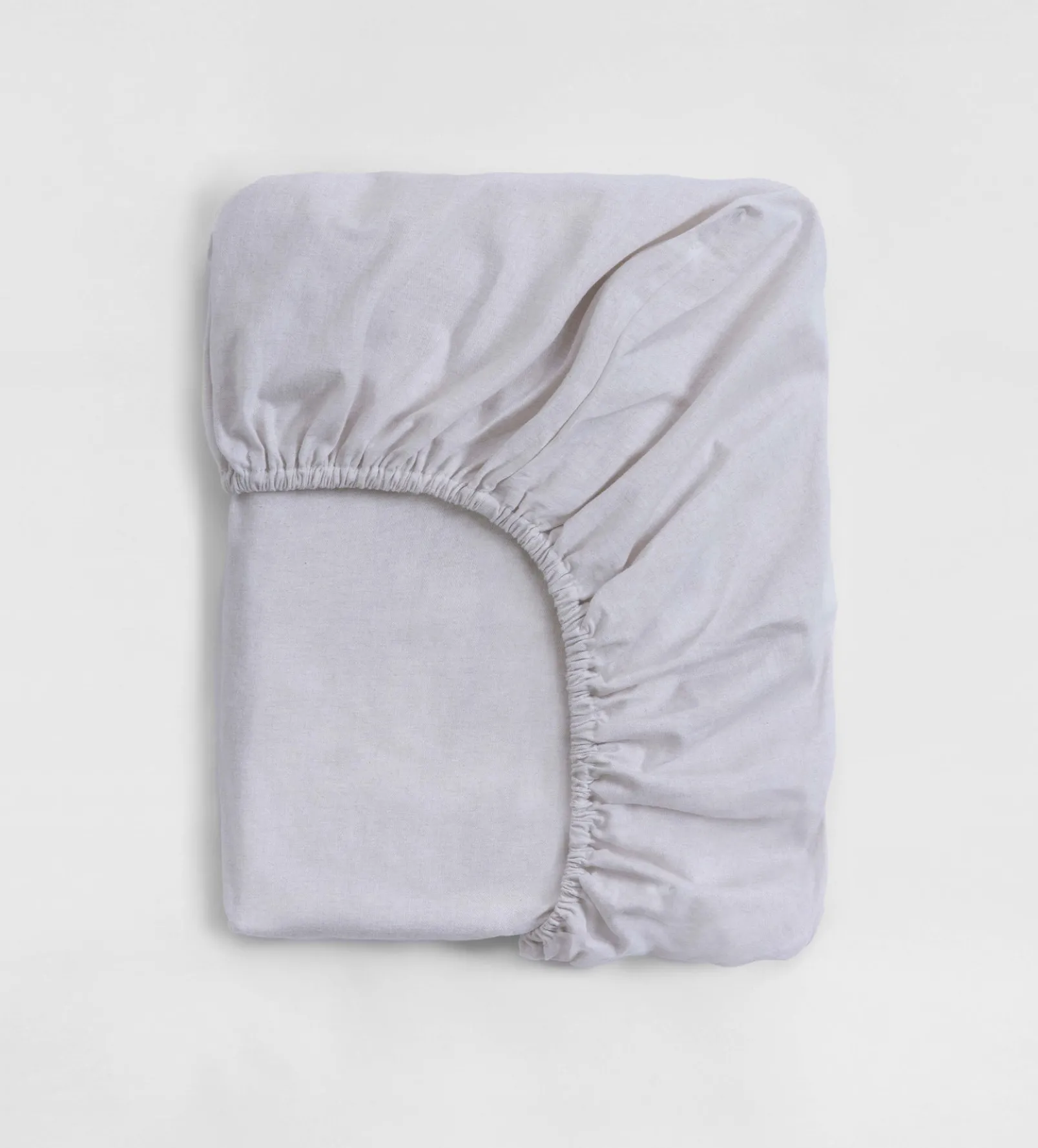 Natural Brushed Cotton Fitted Sheet