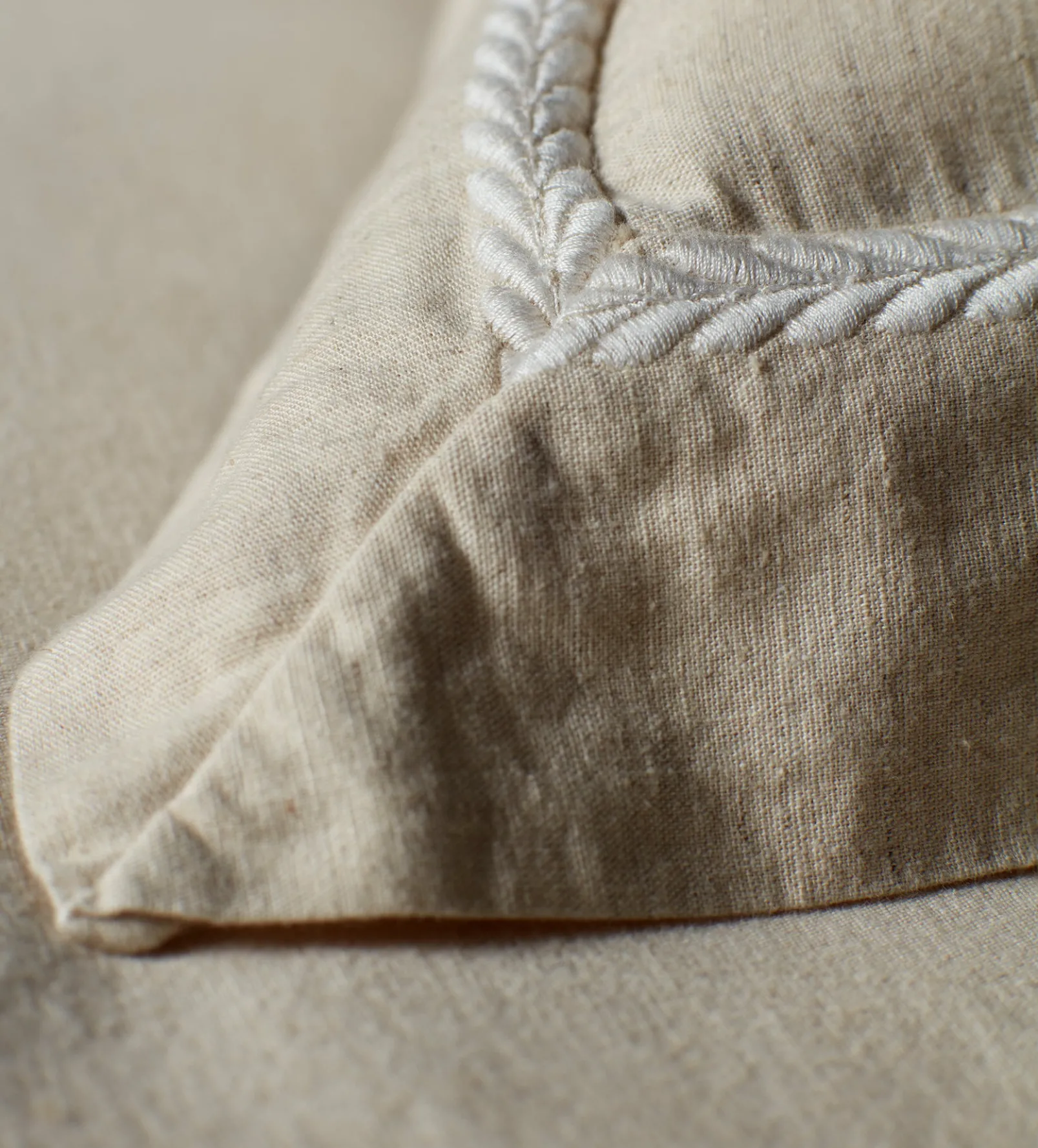 Natural Charlotte Cotton Linen Duvet Cover
