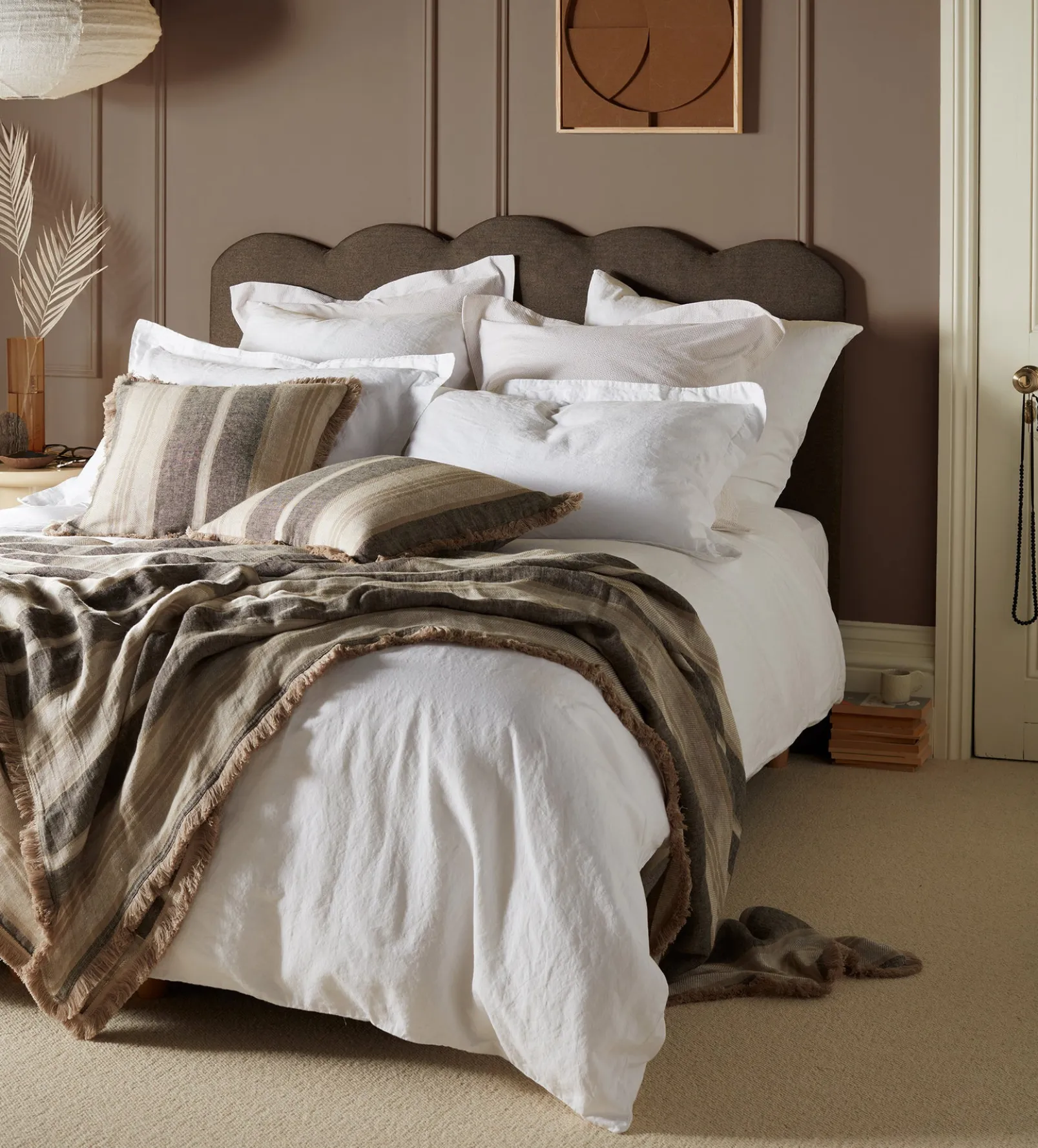 Natural Clara Linen Cushion Cover