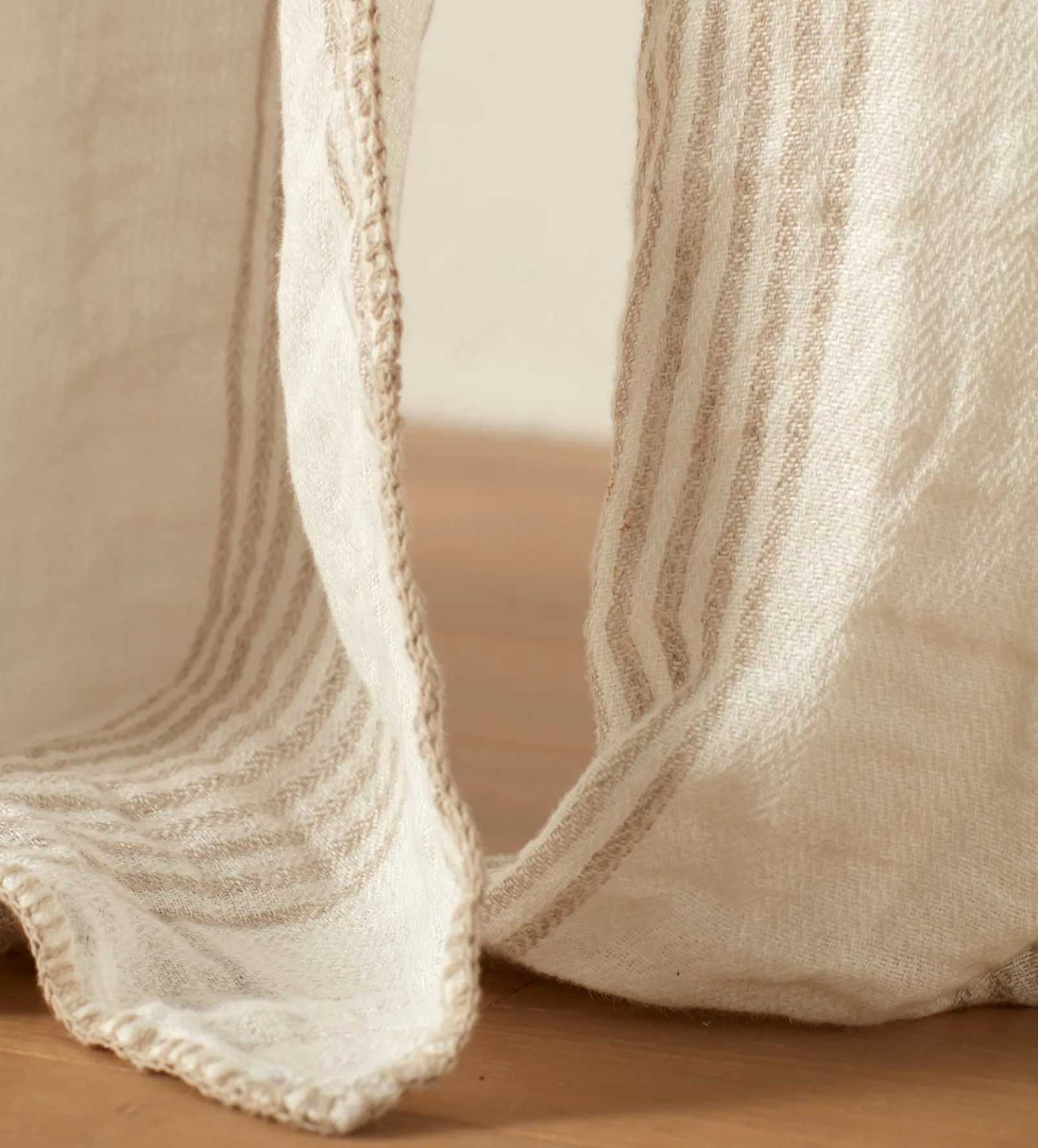 Natural Darcy 100% Linen Curtain