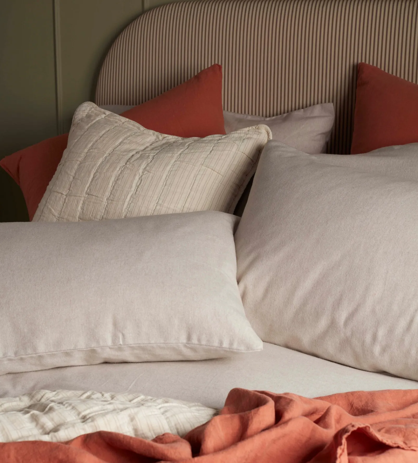 Natural Henry Brushed 100% Cotton Duvet Cover