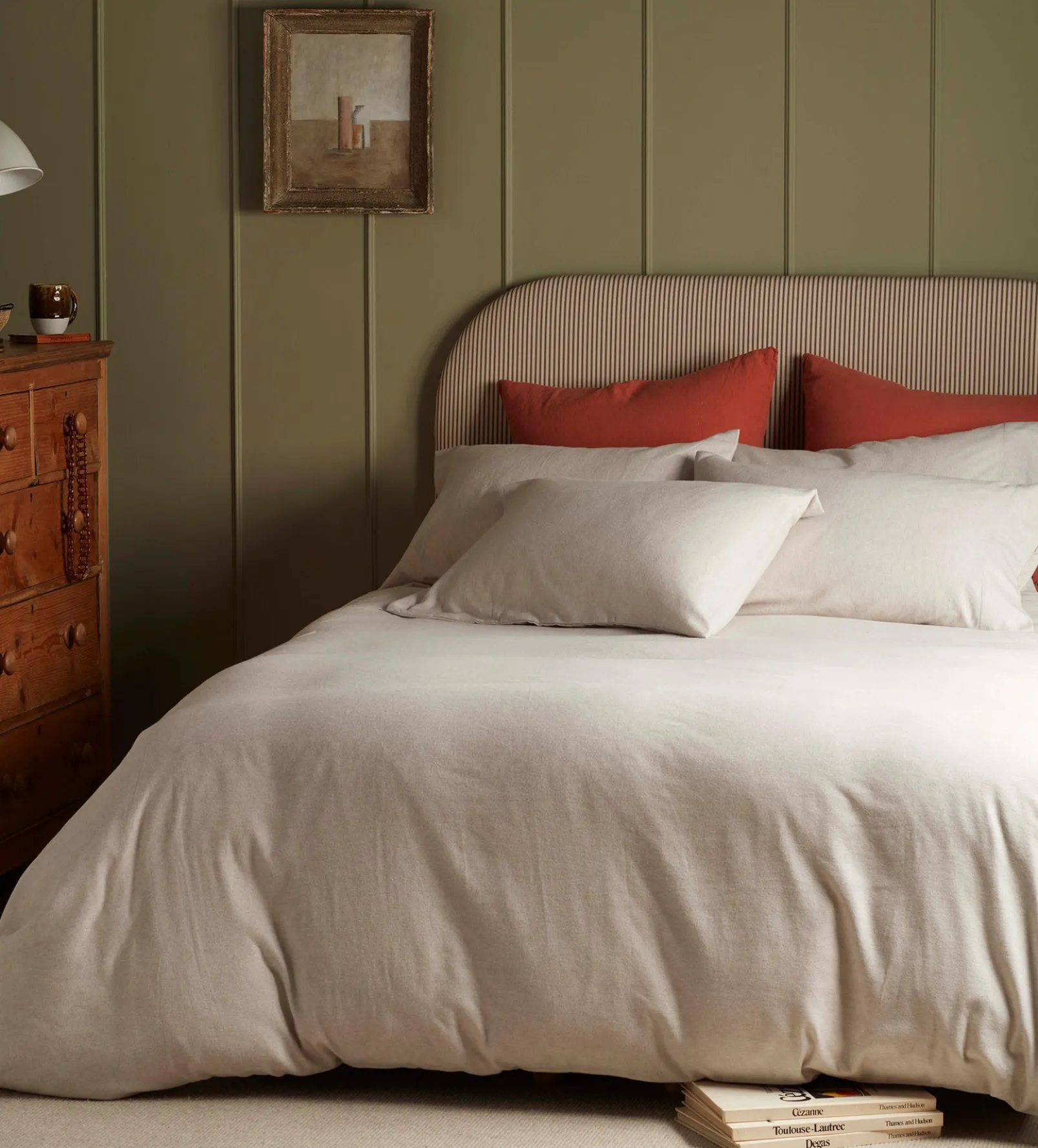 Natural Henry Brushed 100% Cotton Duvet Cover