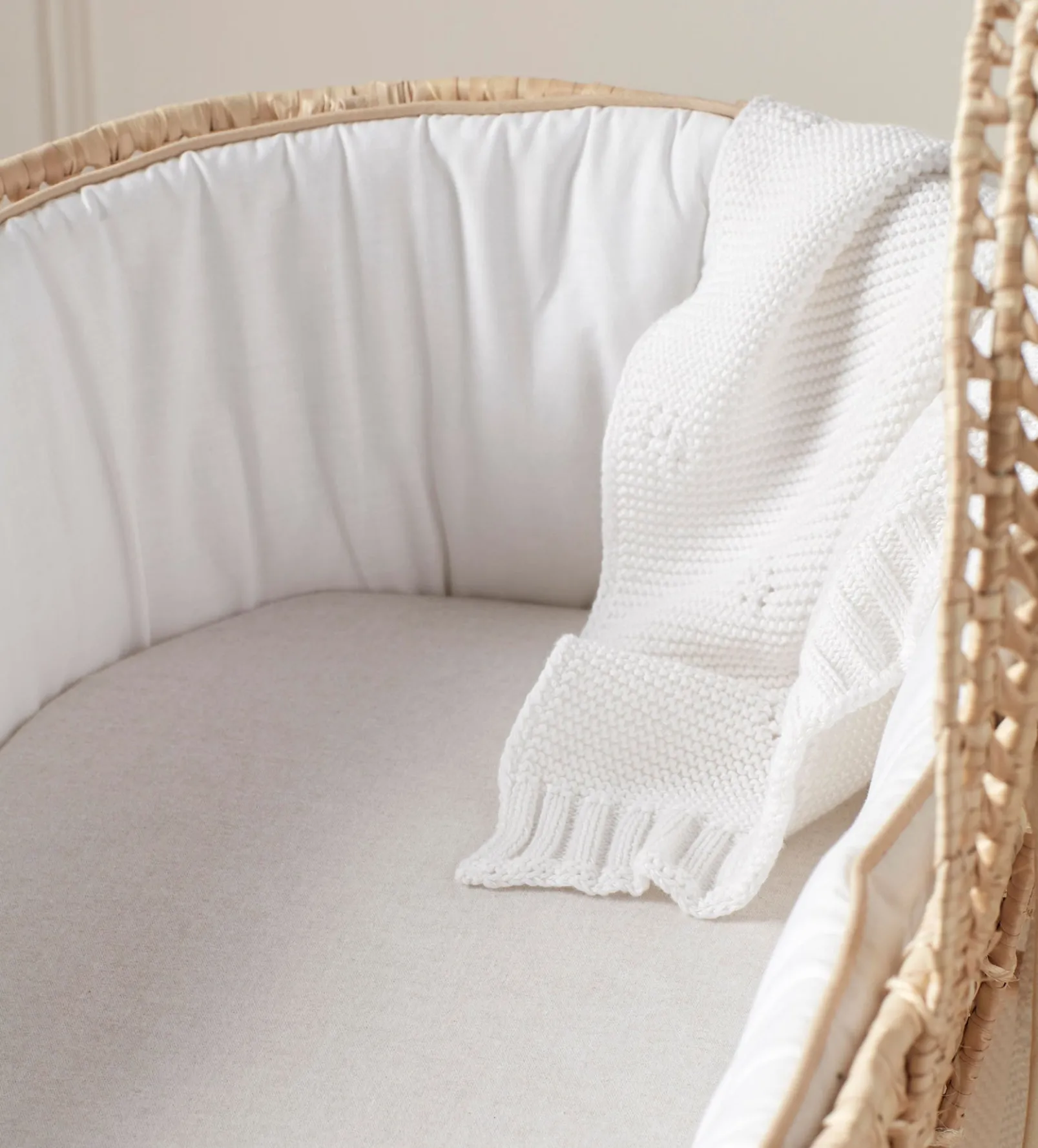 Natural Kit 100% Brushed Cotton Cot Bed Duvet Cover Set