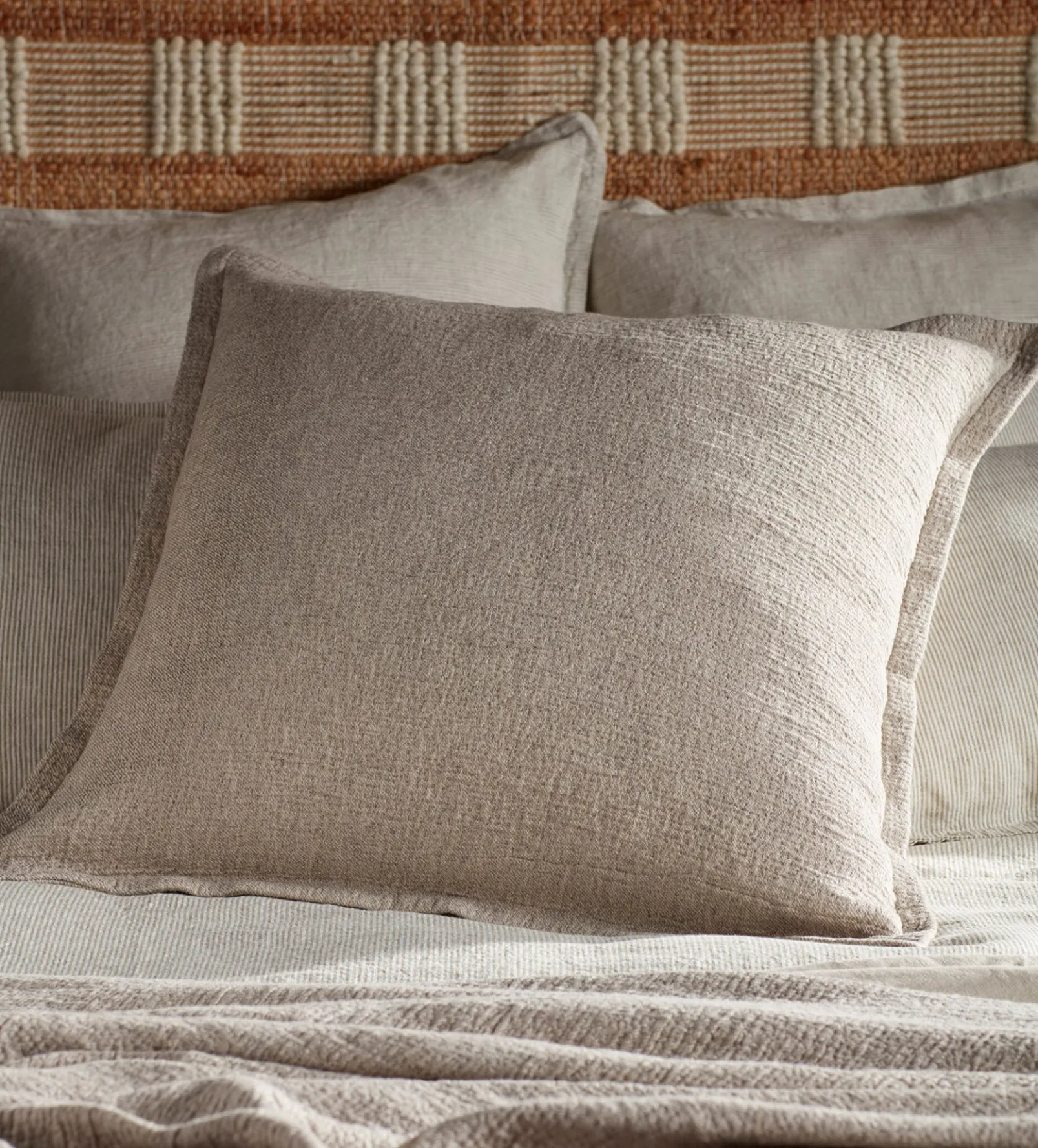 Natural Porto Cotton Linen Cushion Covers