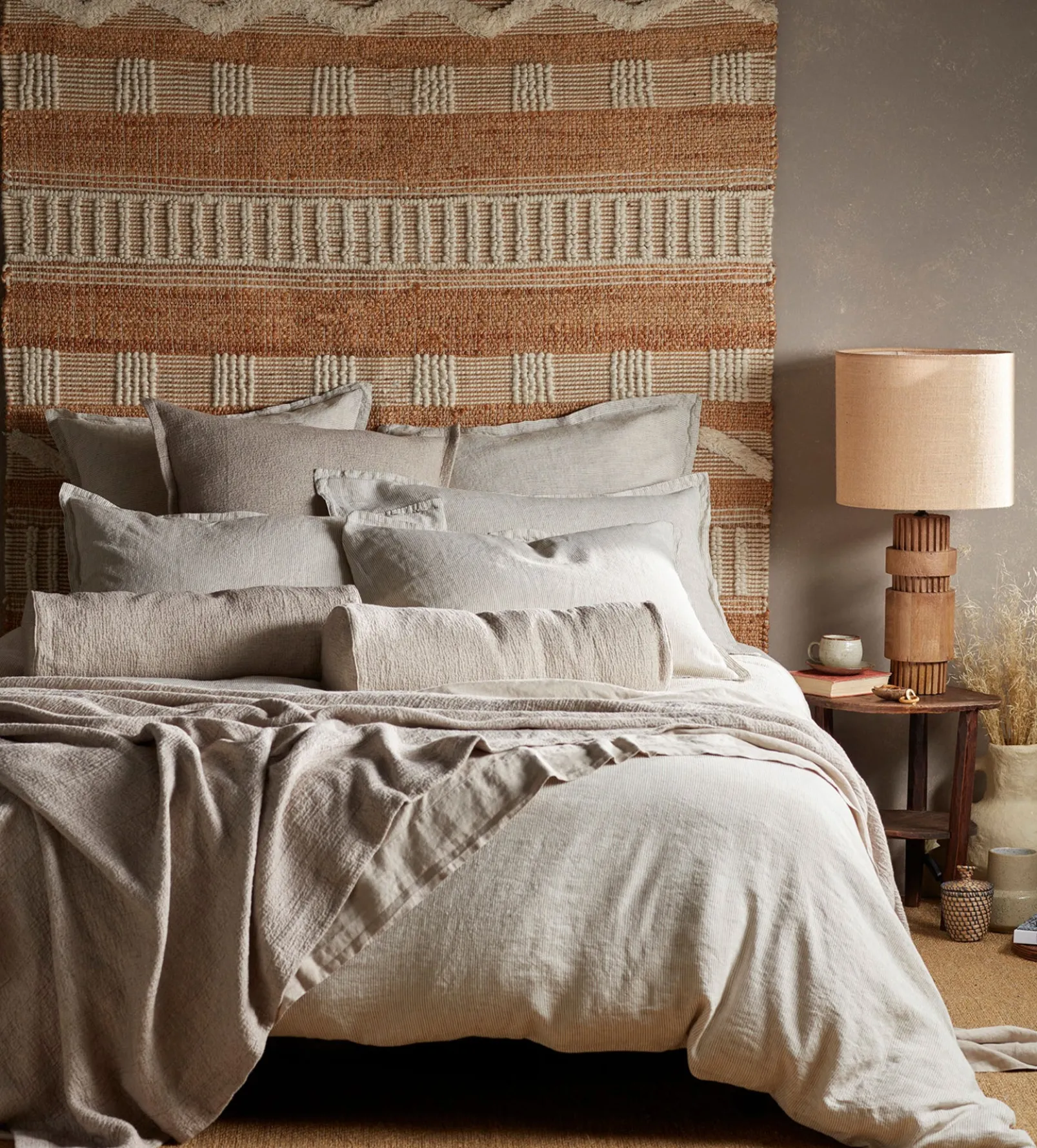 Natural Porto Cotton Linen Cushion Covers