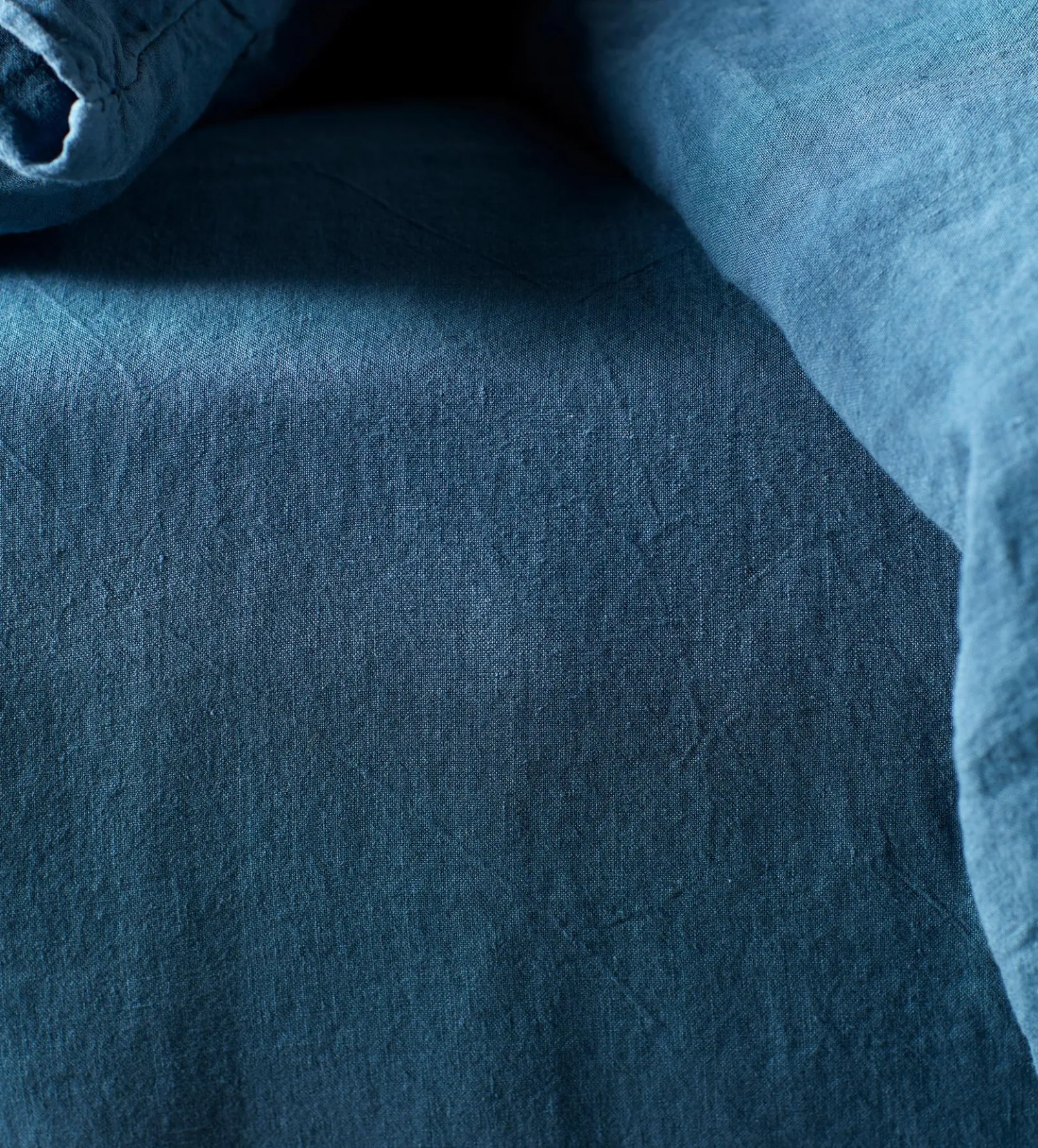 Peacock 100% Linen Duvet Cover