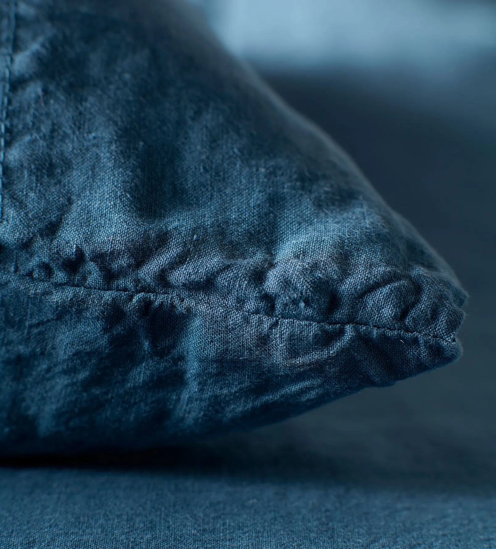 Peacock 100% Linen Pillowcase