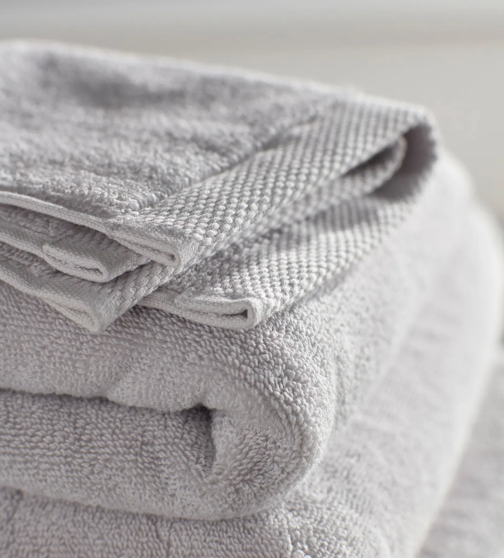 Pebble Grey Luxury Organic 100% Cotton Towels